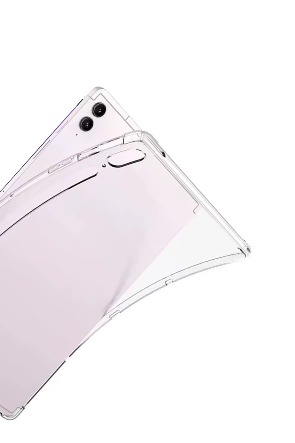 Samsung Galaxy Tab S10 FE Plus 13.1 Kılıf Anti Şeffaf Tablet Silikon - Şeffaf-(5796)