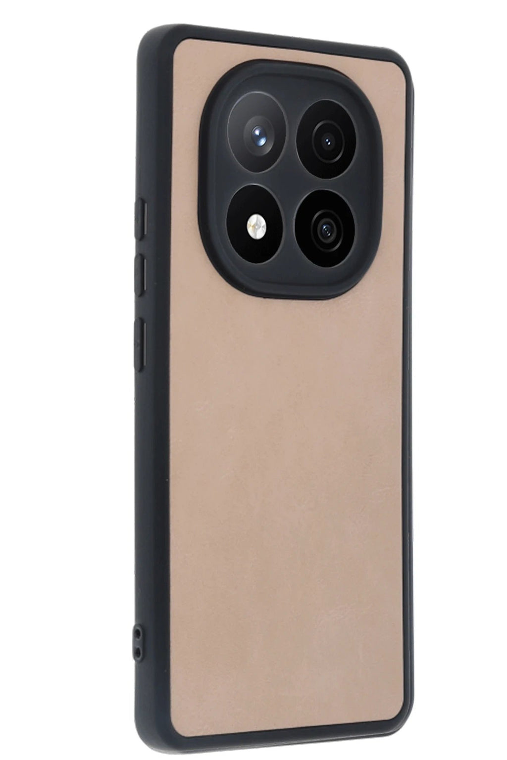 Xiaomi Redmi Note 14 Pro 5G Kılıf Aras Deri Kapak - Pudra-(5796)