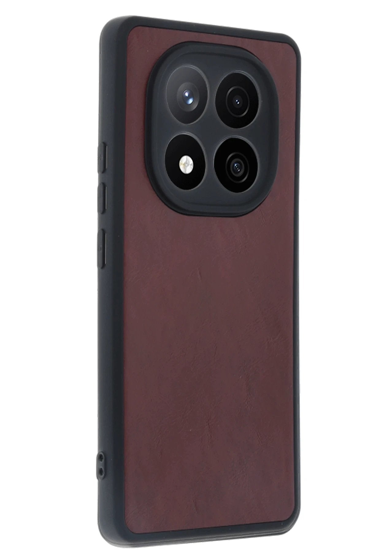 Xiaomi Redmi Note 14 Pro 5G Kılıf Aras Deri Kapak - Bordo-(5796)