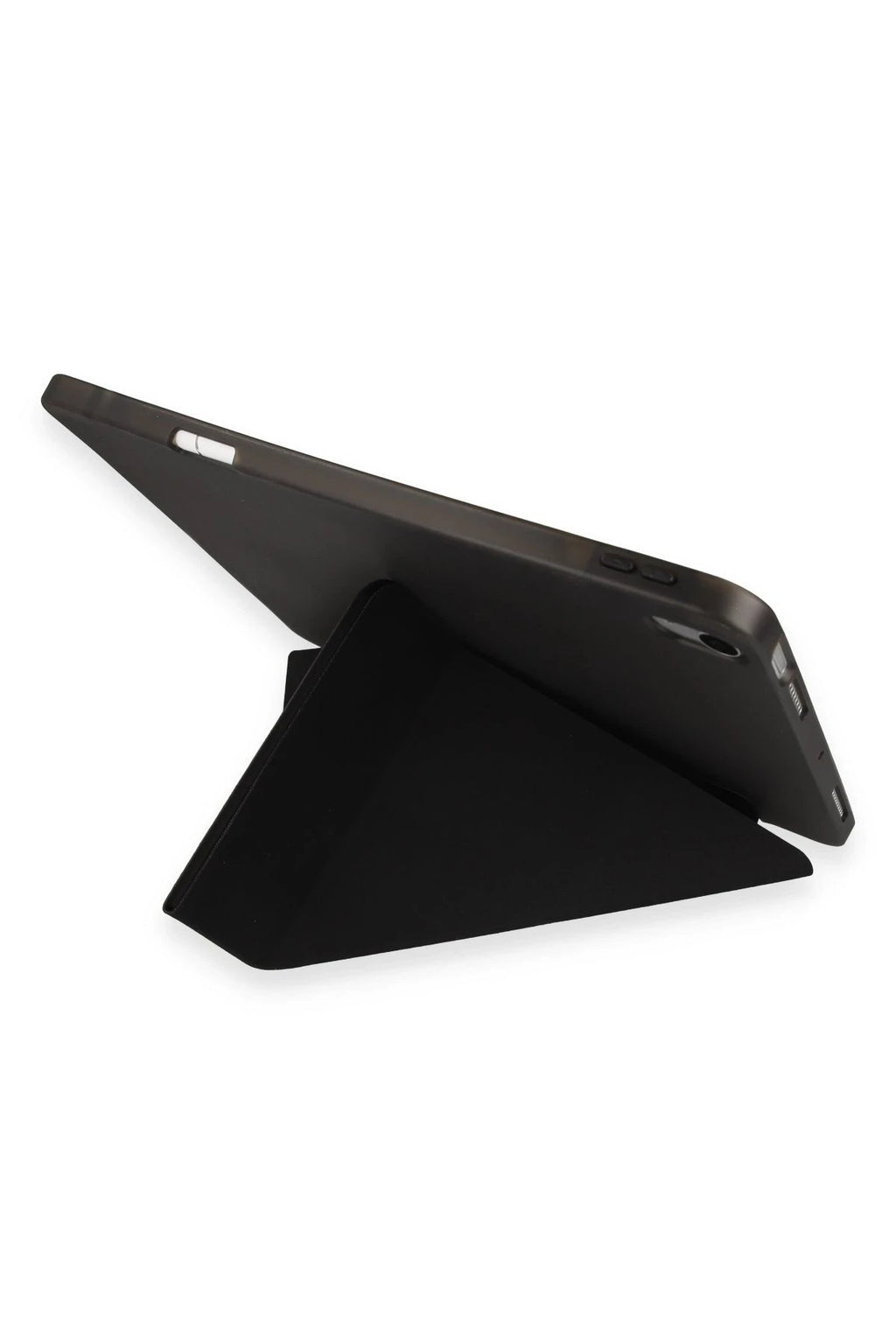 Huawei Honor Pad V9 Kılıf Kalemlikli Mars Tablet Kılıfı - Siyah-(5796)