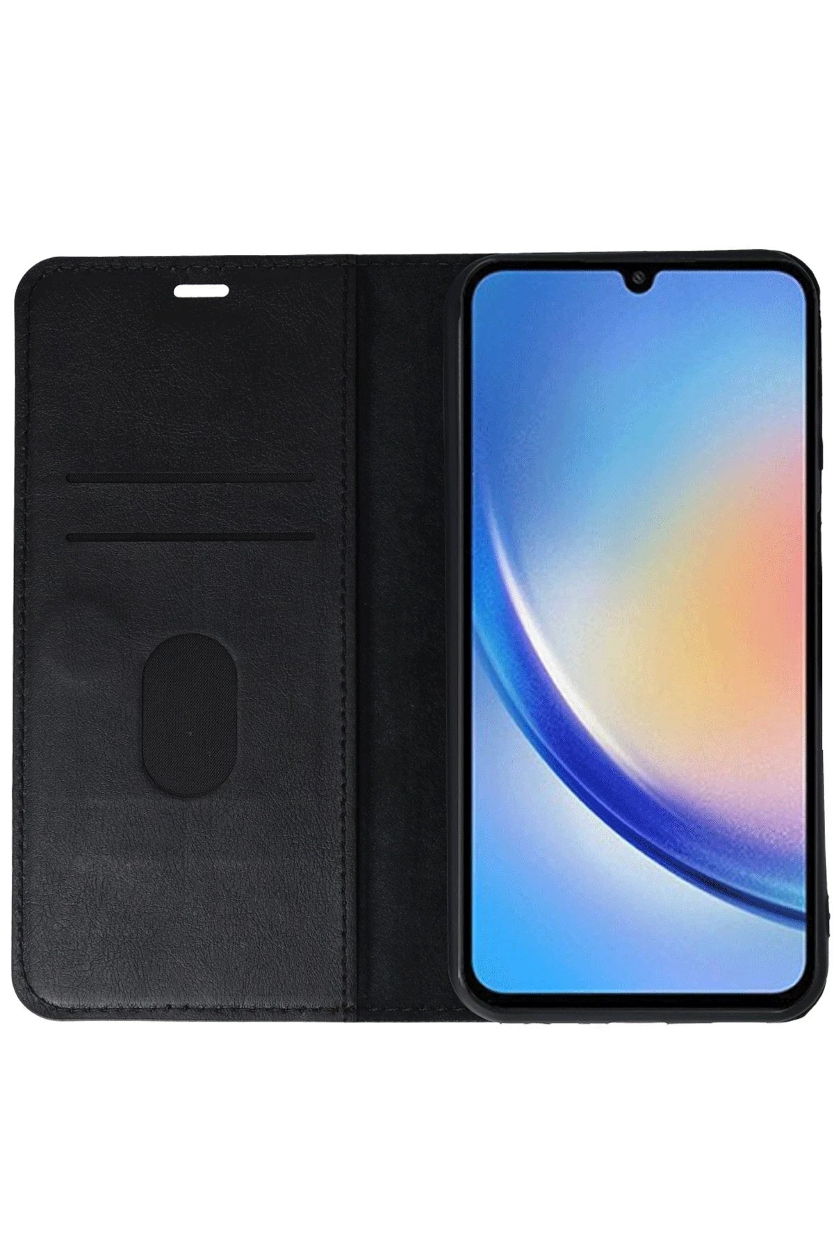 Apple iPhone 15 Trend S Plus Kapaklı Kılıf - Yeşil-(5796)