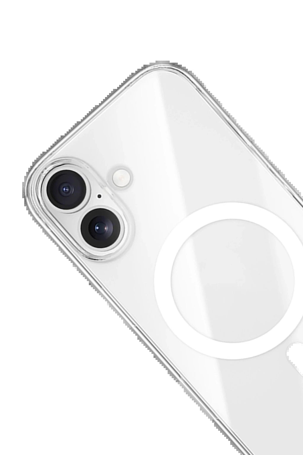 iPhone 17 Kılıf Pc Real Magsafe Kapak - Şeffaf-(5796)