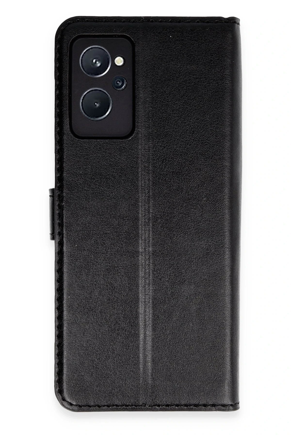 Realme 9i 4G Trend S Plus Kapaklı Kılıf - Siyah-(5796)