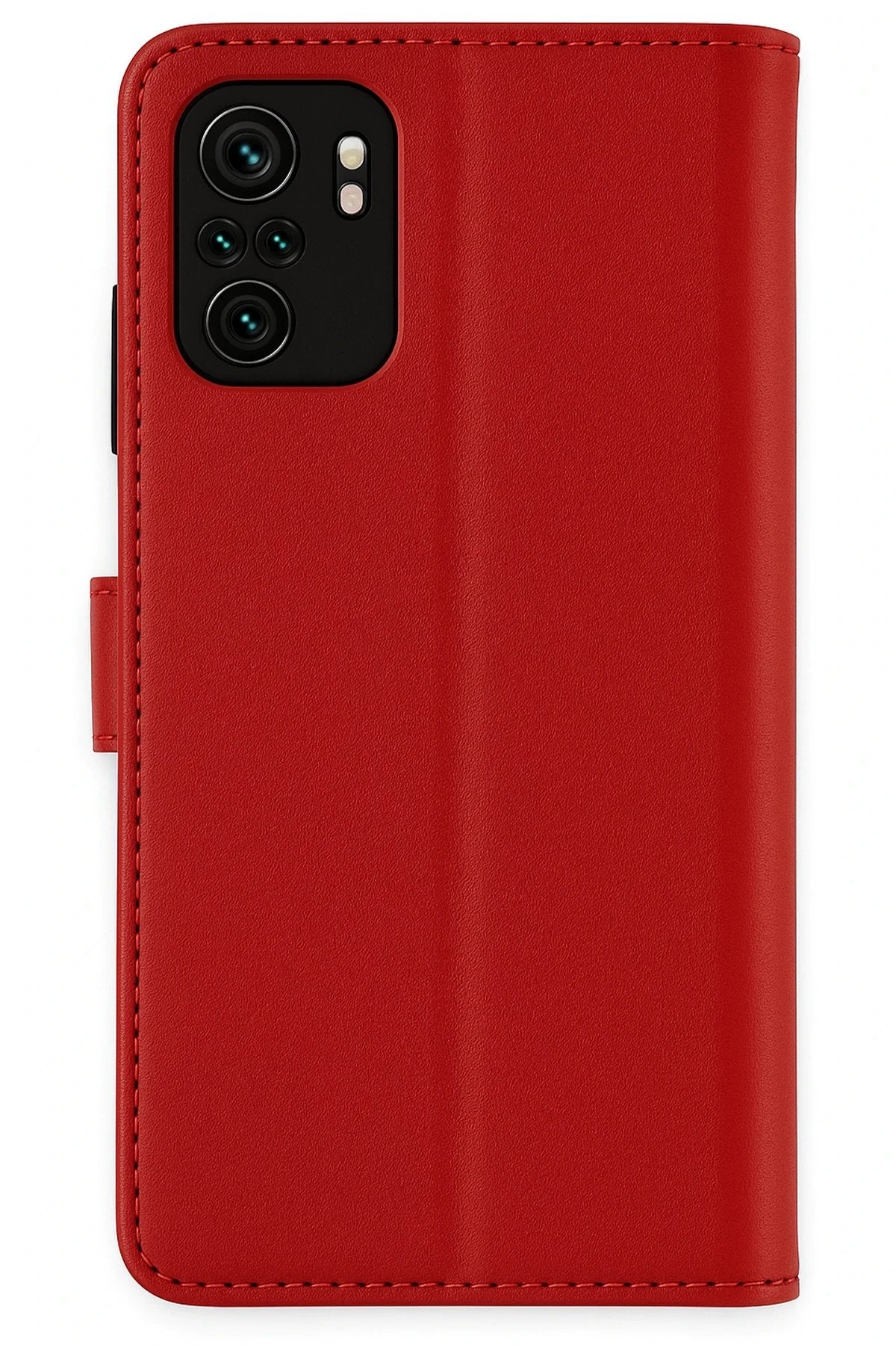 Xiaomi Mi Note 10 Trend S Plus Kapaklı Kılıf - Kırmızı-(5796)