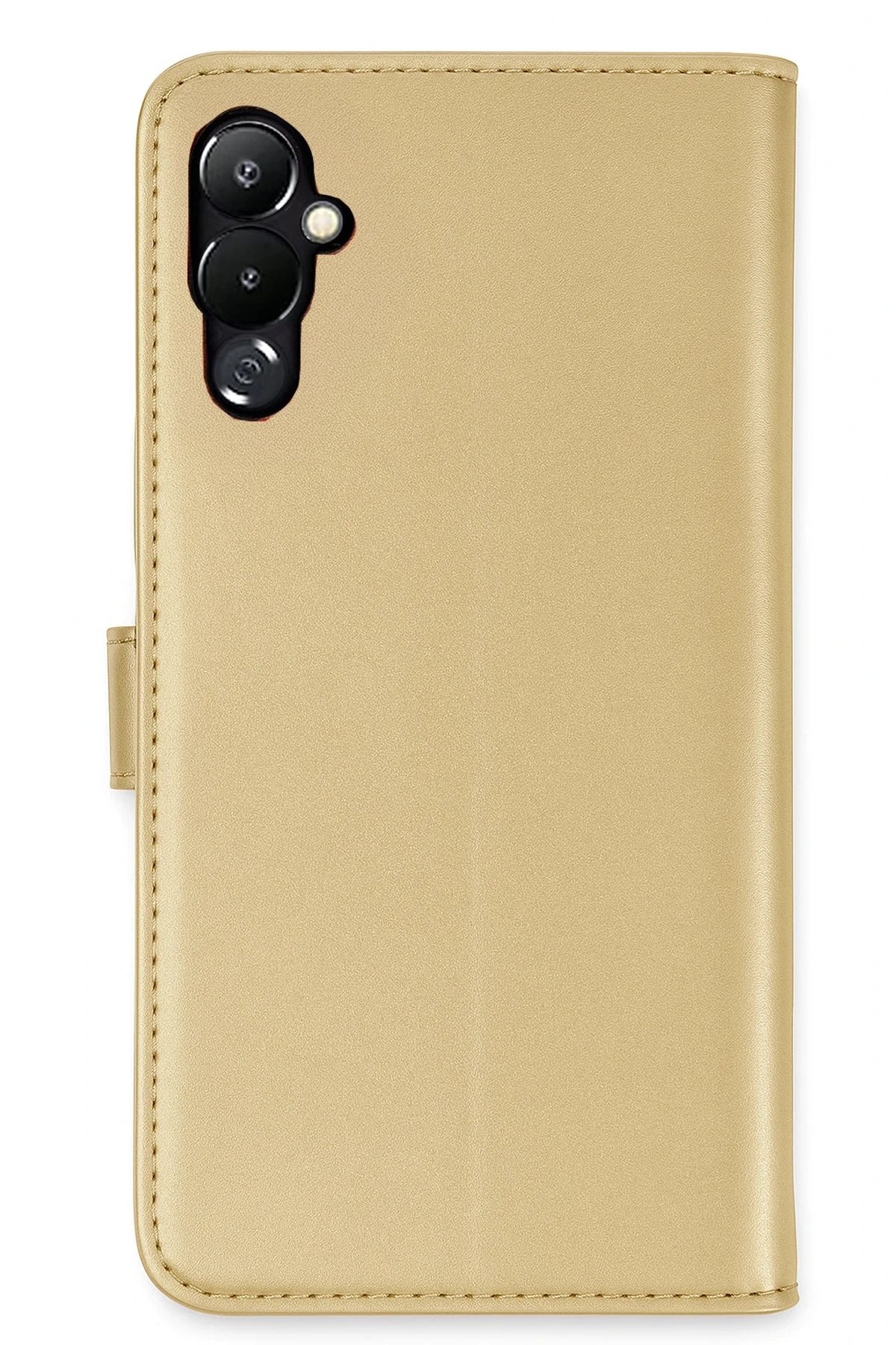Tecno Pova 4 Kılıf Trend S Plus Kapaklı Kılıf - Gold-(5796)