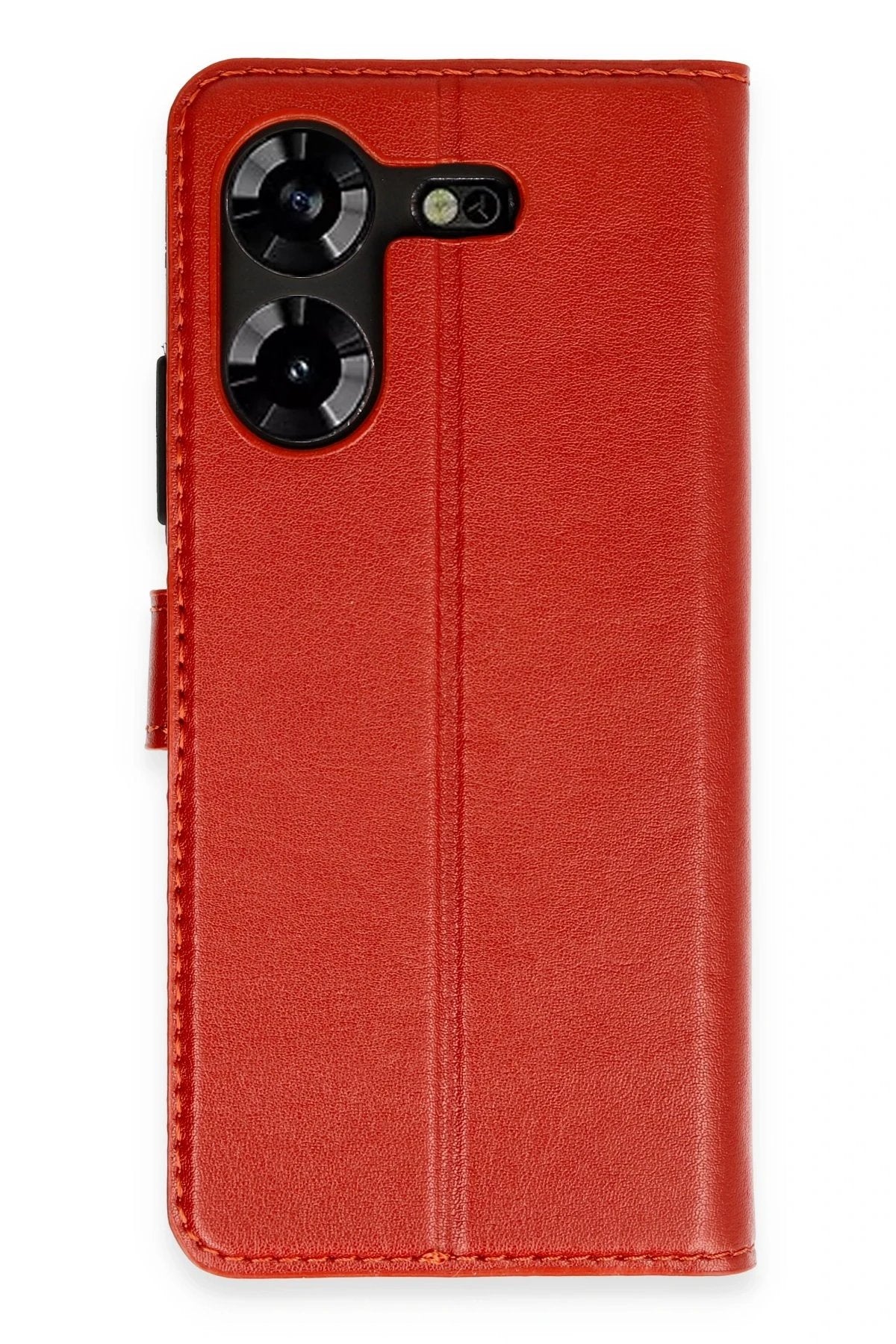 Tecno Pova 5 Kılıf Trend S Plus Kapaklı Kılıf - Kırmızı-(5796)