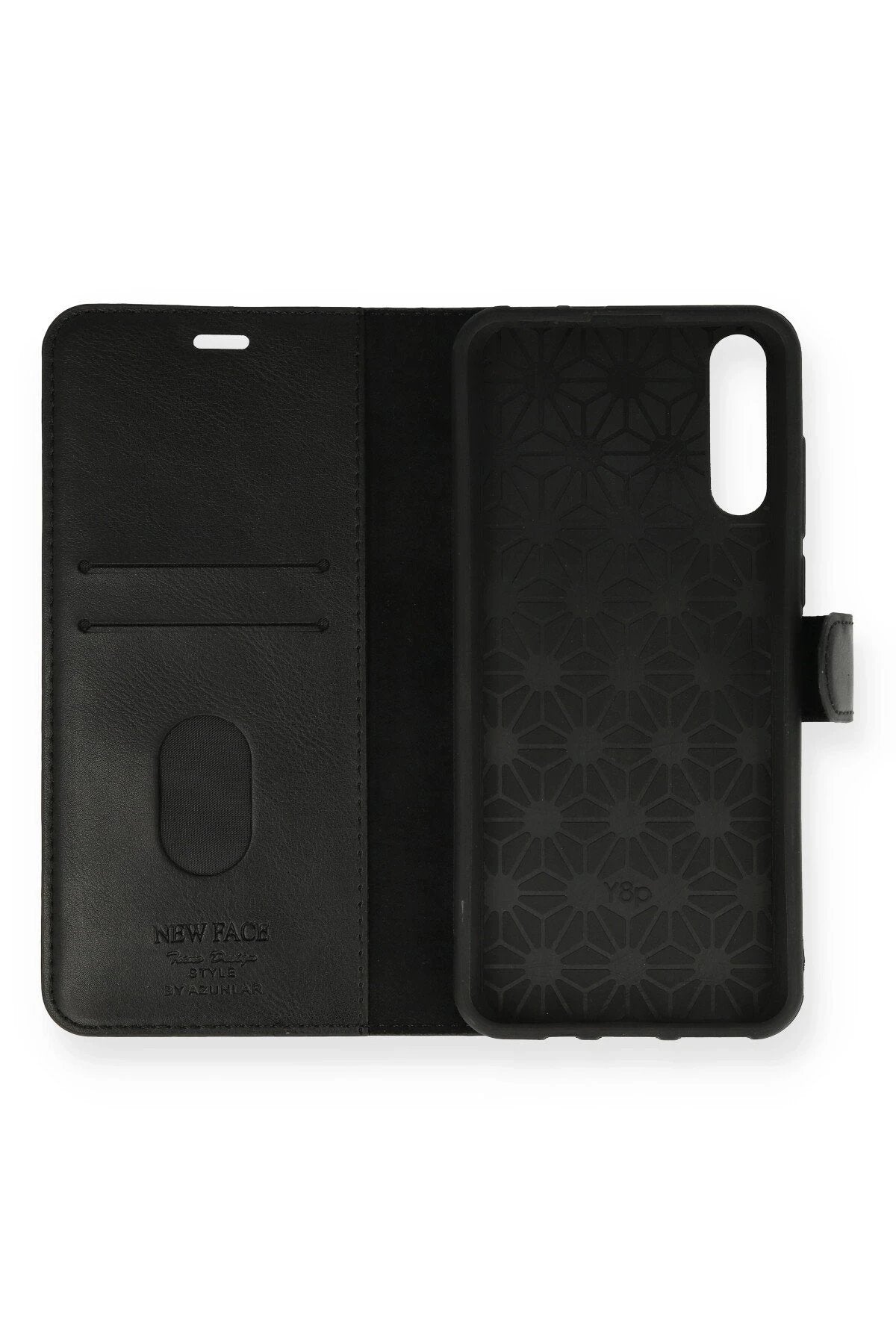 Huawei P Smart S Kılıf Trend S Plus Kapaklı Kılıf - Lacivert-(5796)