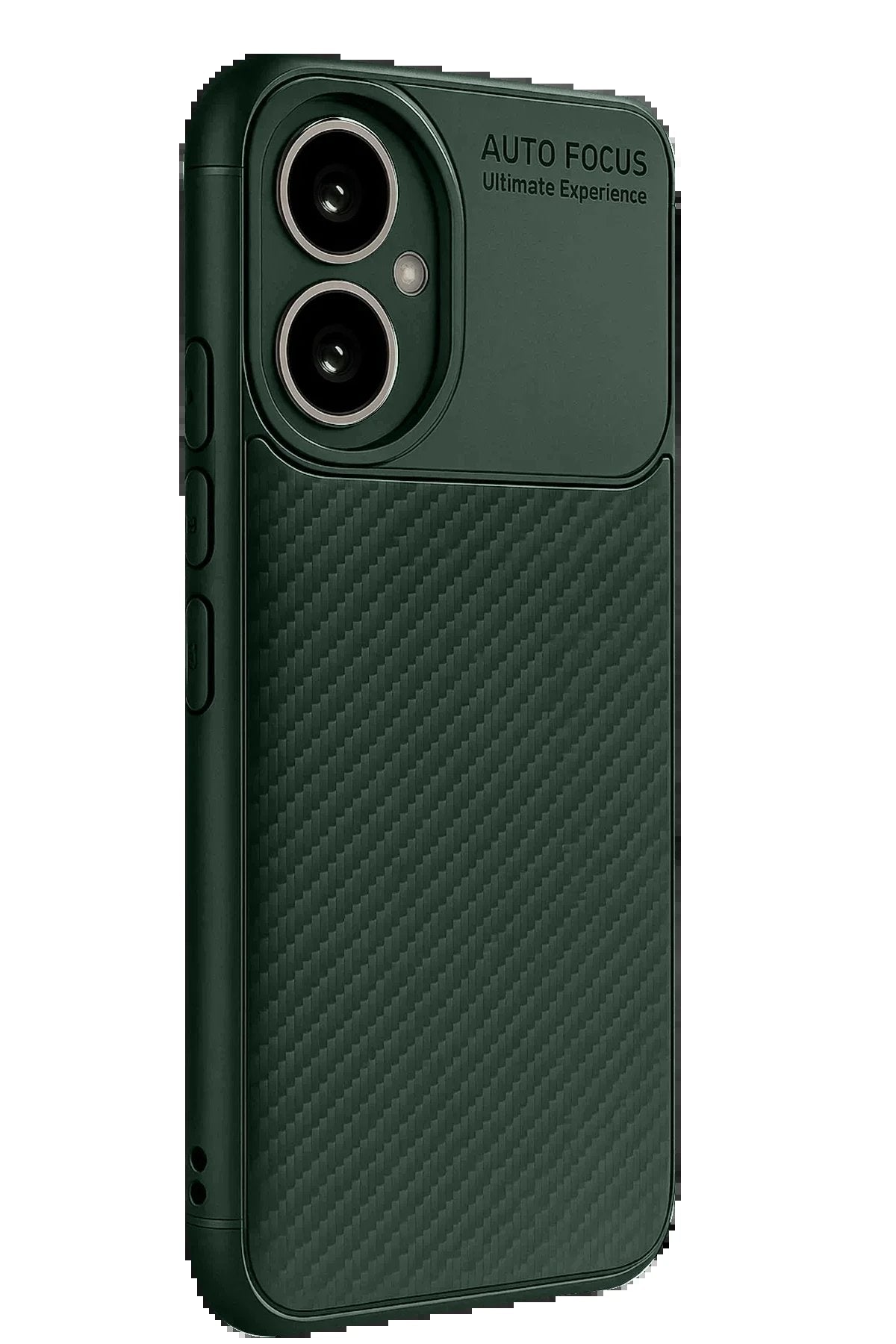 Honor 400 Kılıf Auto Focus Karbon Kapak - Koyu Yeşil-(5796)