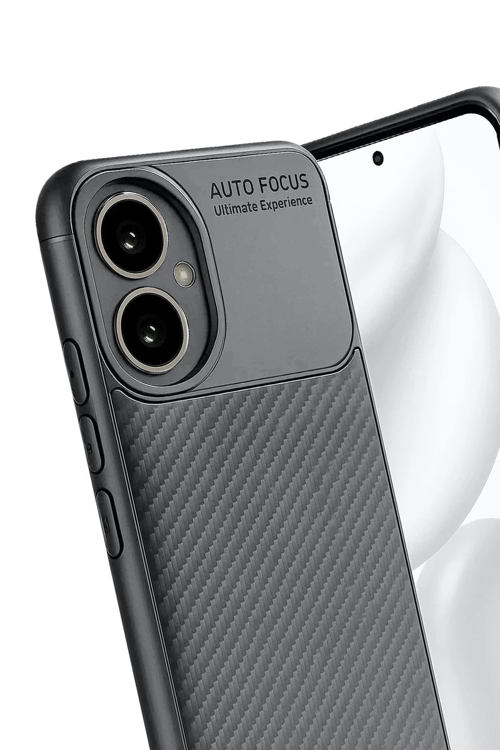 Honor 400 Kılıf Auto Focus Karbon Kapak - Gri-(5796)