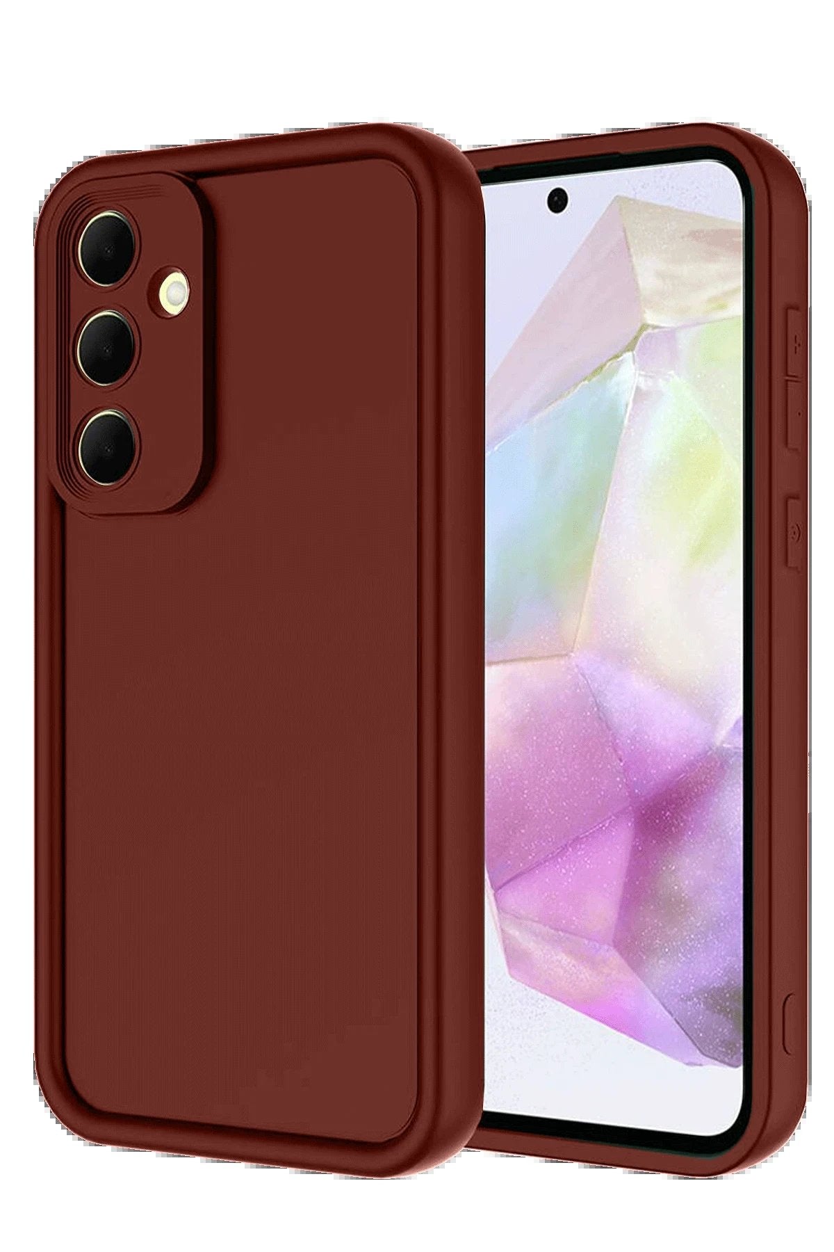 Samsung Galaxy A26 Kılıf Viera Silikon - Bordo-(5796)