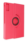 Huawei Honor Pad 10 12.1 Kılıf 360 Tablet Deri Kılıf - Pembe-(5796)