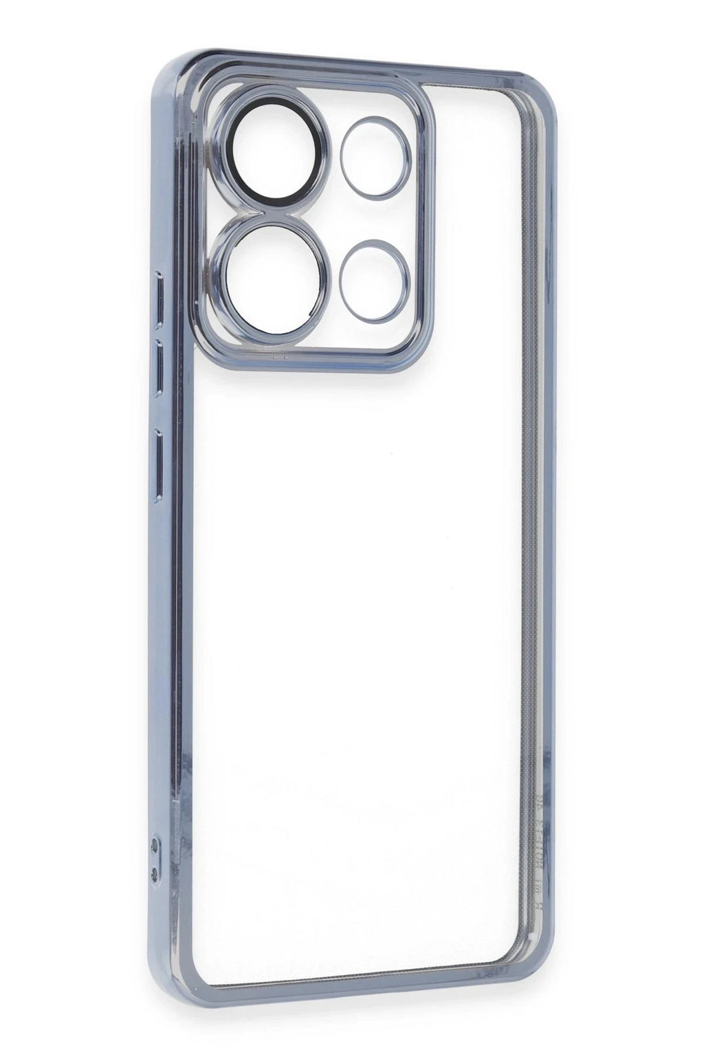 Xiaomi Poco X6 Pro Kılıf Lensli Silikon - Açık Mavi-(5796)