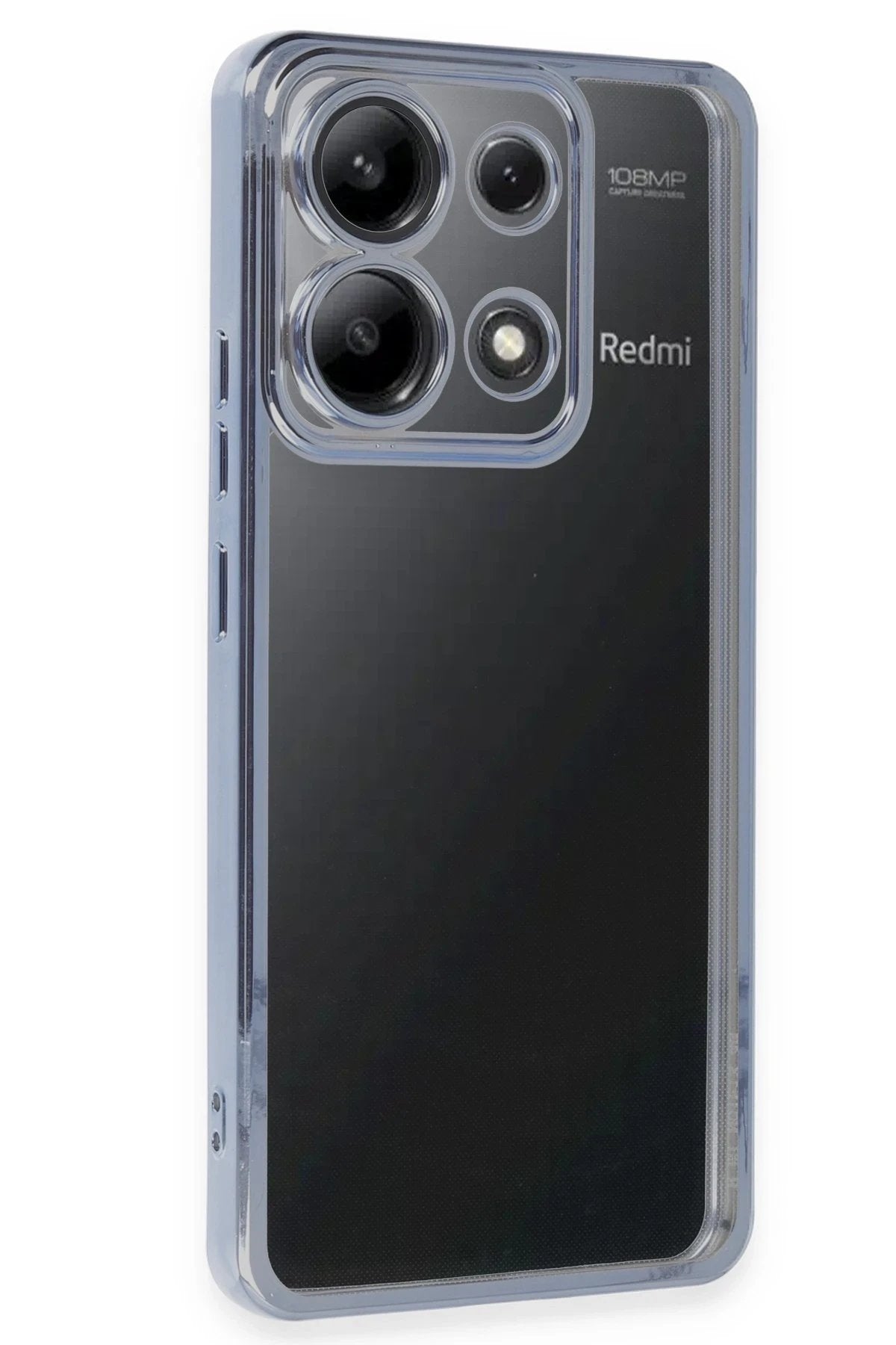 Xiaomi Poco X6 Pro Kılıf Lensli Silikon - Açık Mavi-(5796)