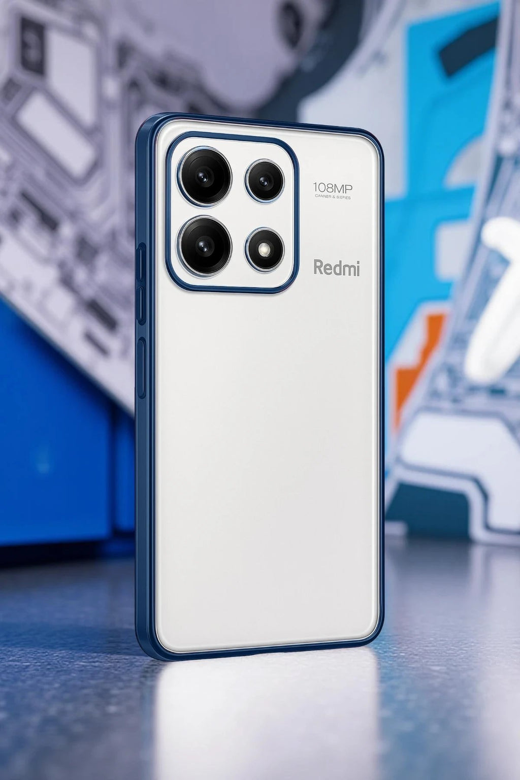 Xiaomi Poco X6 Pro Kılıf Lensli Silikon - Açık Mavi-(5796)