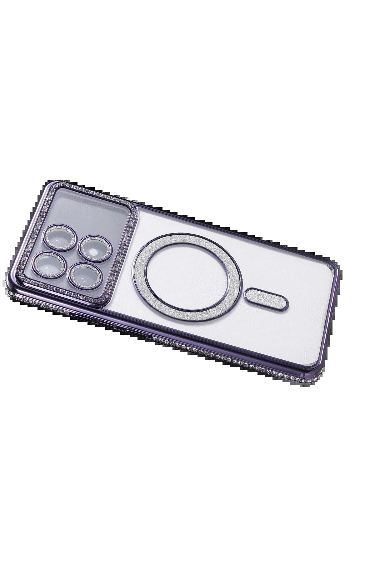 Xiaomi Poco X6 Pro Joke Simli Magneticsafe Kılıf - Derin Mor-(5796)