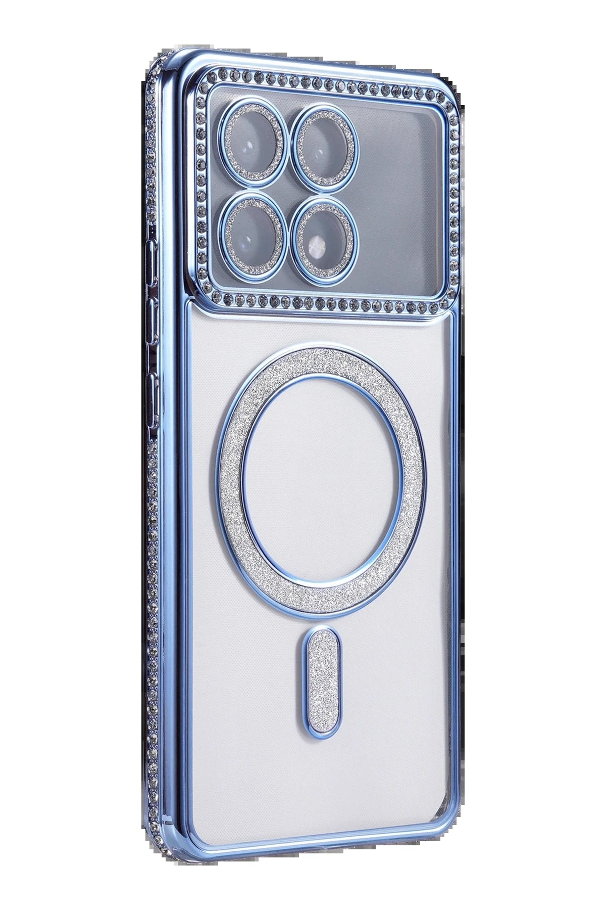 Xiaomi Poco X6 Pro Joke Simli Magneticsafe Kılıf - Mavi-(5796)