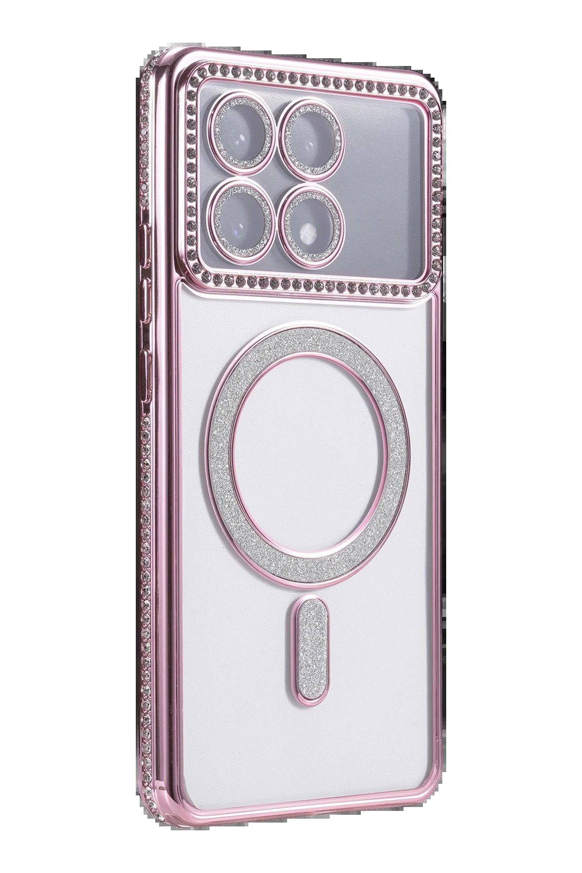 Xiaomi Poco X6 Pro Joke Simli Magneticsafe Kılıf - Pembe-(5796)