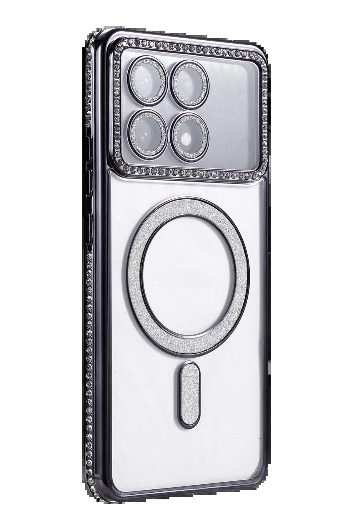 Xiaomi Poco X6 Pro Joke Simli Magneticsafe Kılıf - Siyah-(5796)