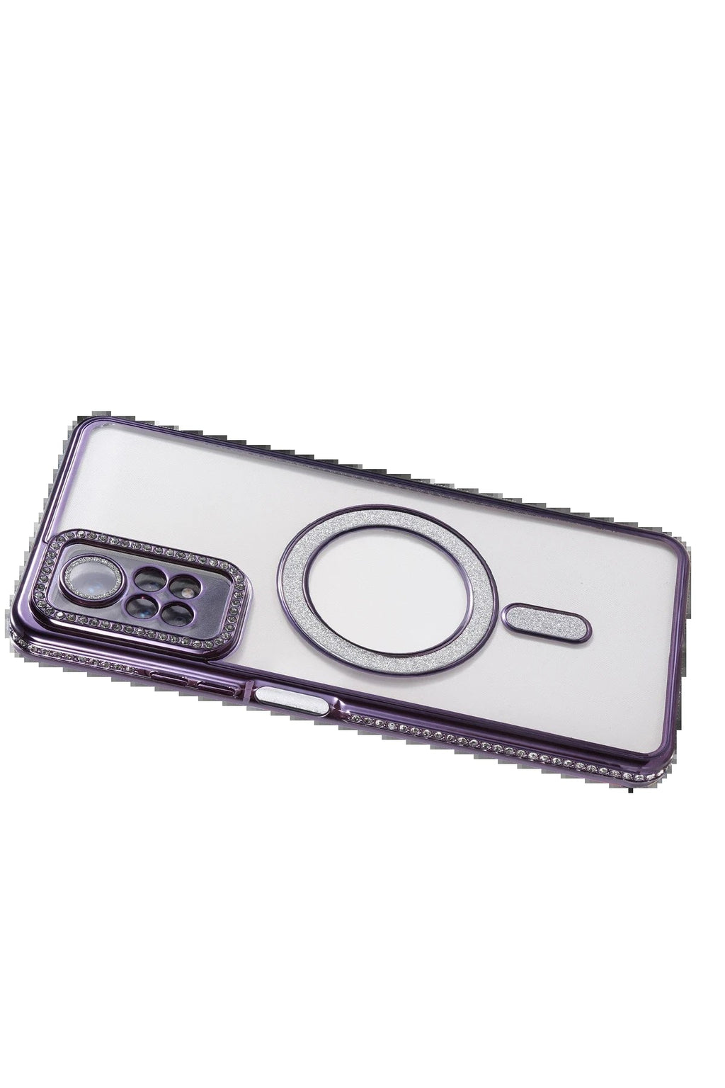 Xiaomi Redmi Note 12 Pro 4G Joke Simli Magneticsafe Kılıf - Derin Mor-(5796)