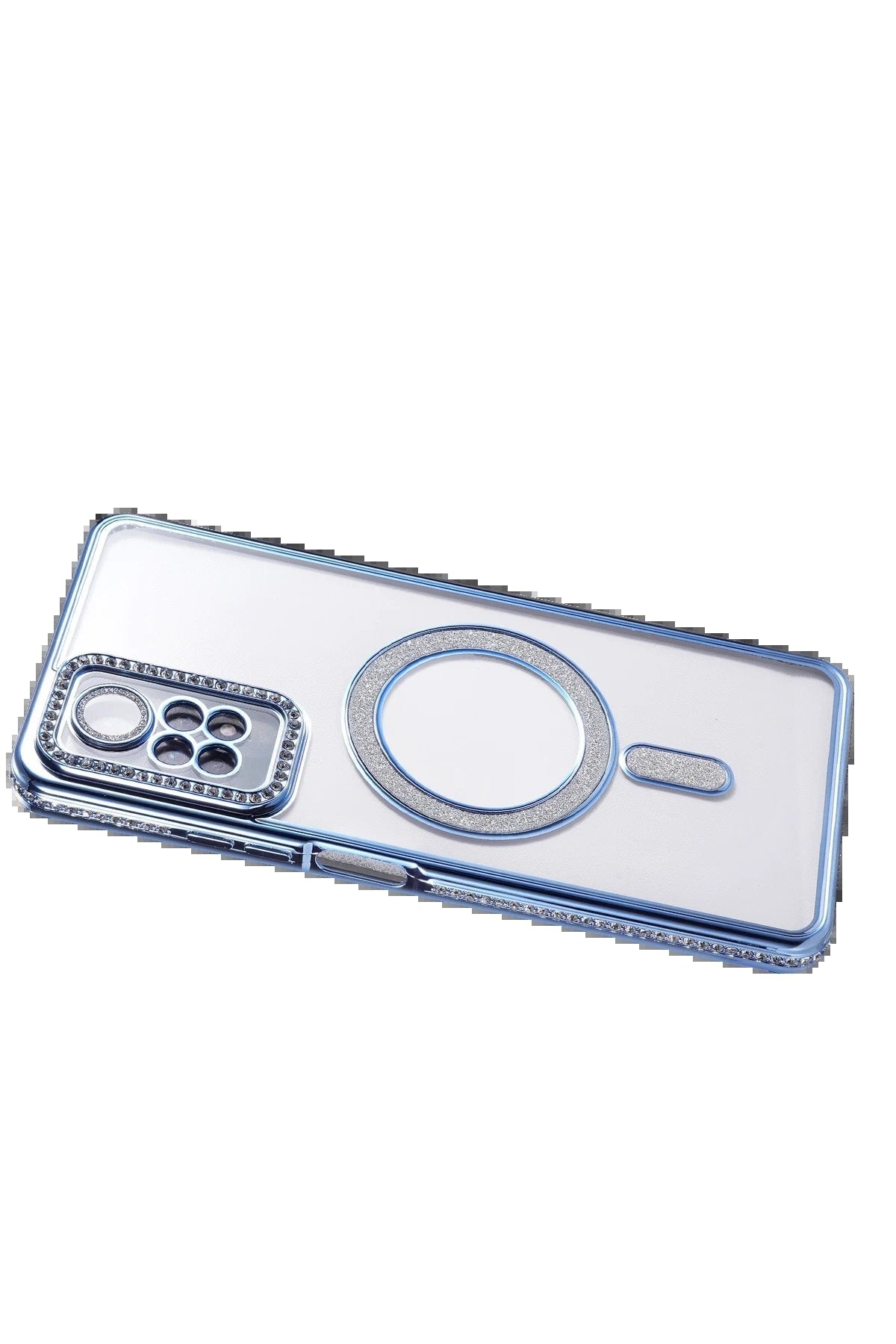 Xiaomi Redmi Note 12 Pro 4G Joke Simli Magneticsafe Kılıf - Mavi-(5796)