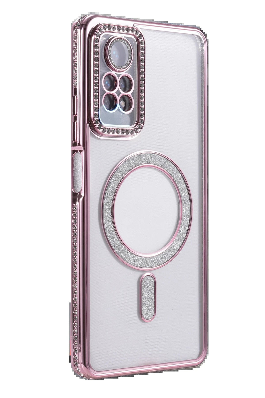 Xiaomi Redmi Note 12 Pro 4G Joke Simli Magneticsafe Kılıf - Pembe-(5796)