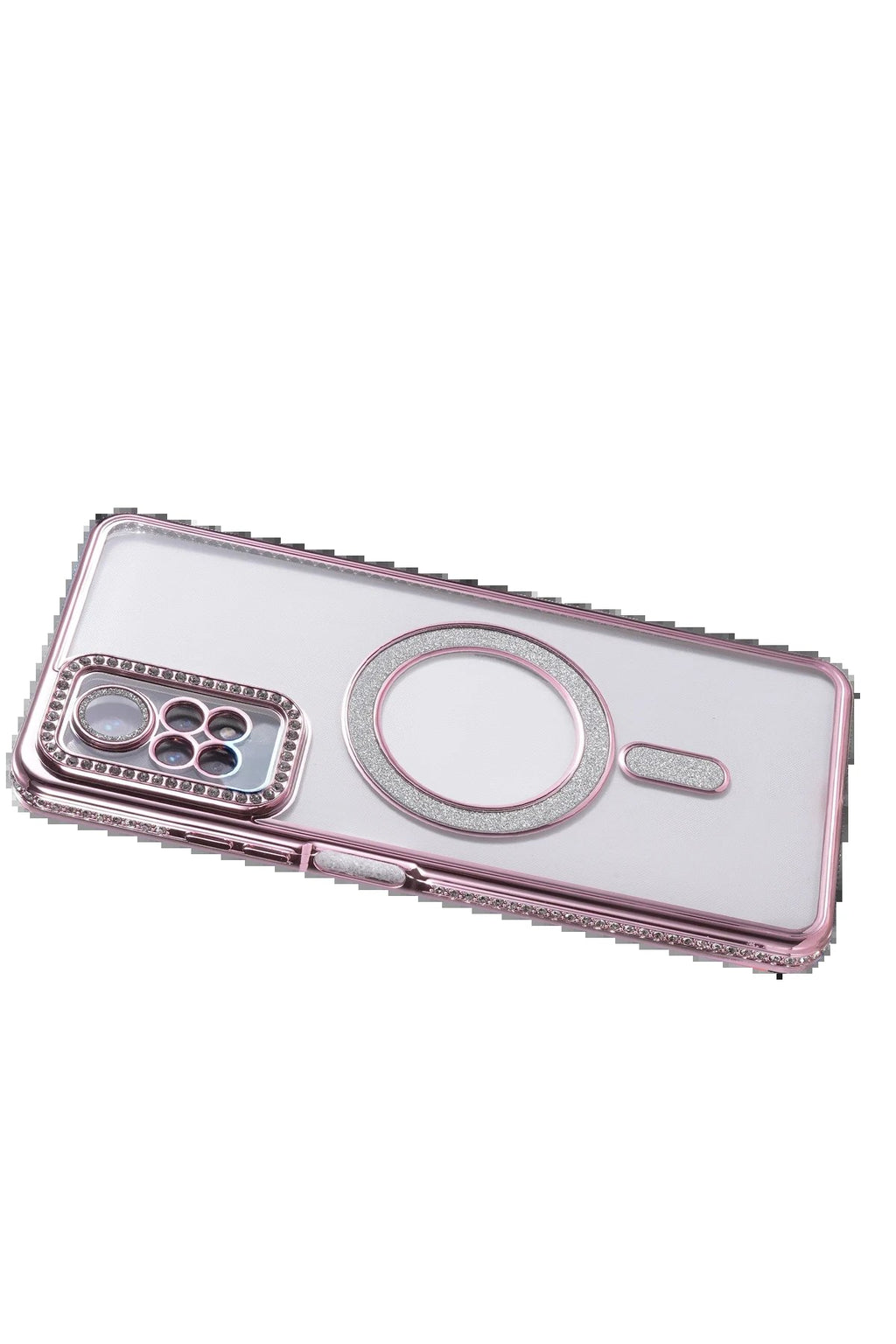 Xiaomi Redmi Note 12 Pro 4G Joke Simli Magneticsafe Kılıf - Pembe-(5796)