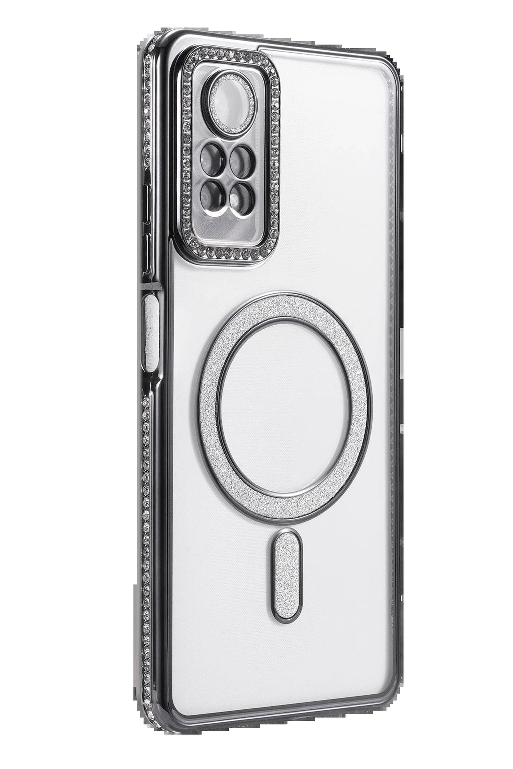 Xiaomi Redmi Note 12 Pro 4G Joke Simli Magneticsafe Kılıf - Siyah-(5796)