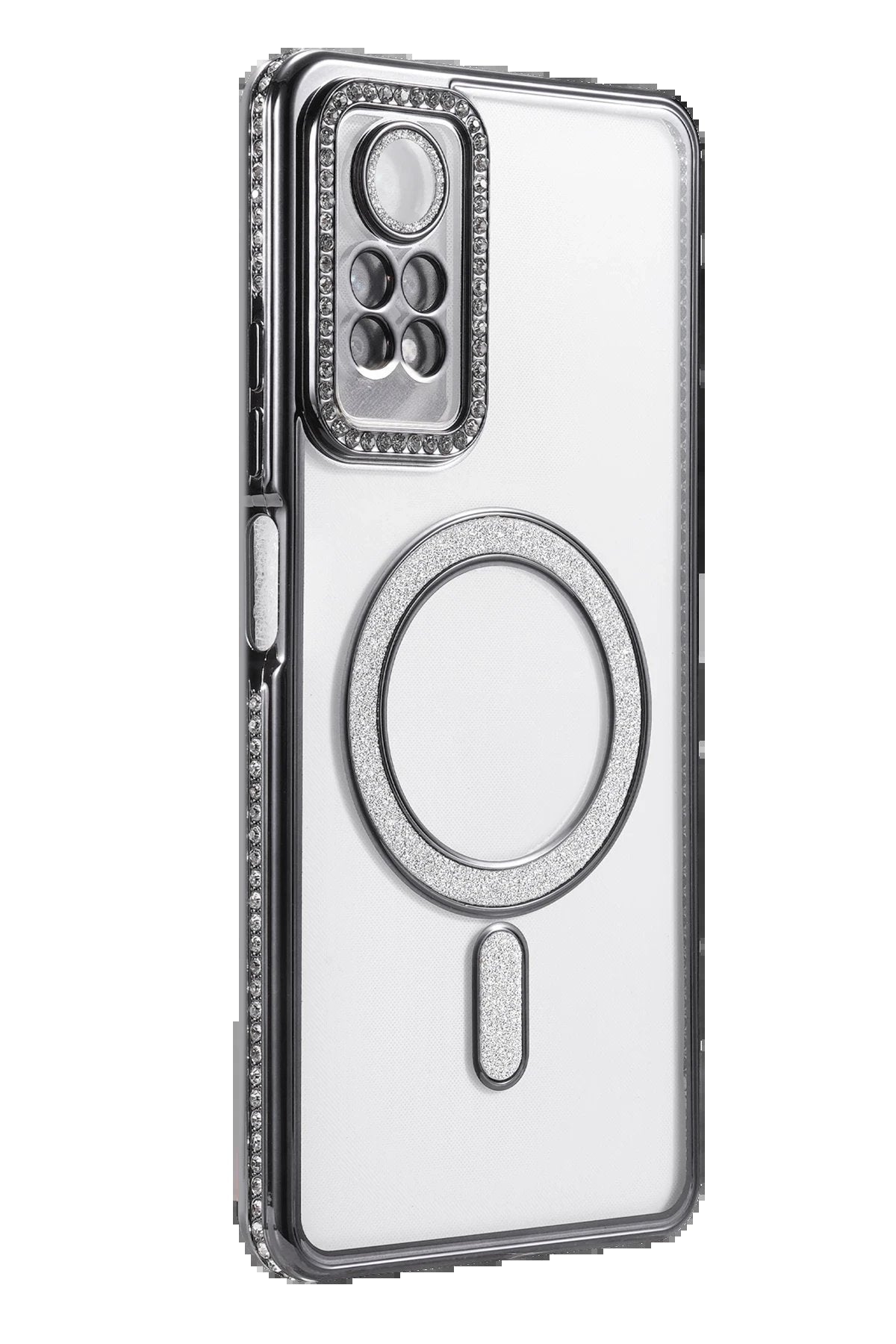 Xiaomi Redmi Note 12 Pro 4G Joke Simli Magneticsafe Kılıf - Siyah-(5796)