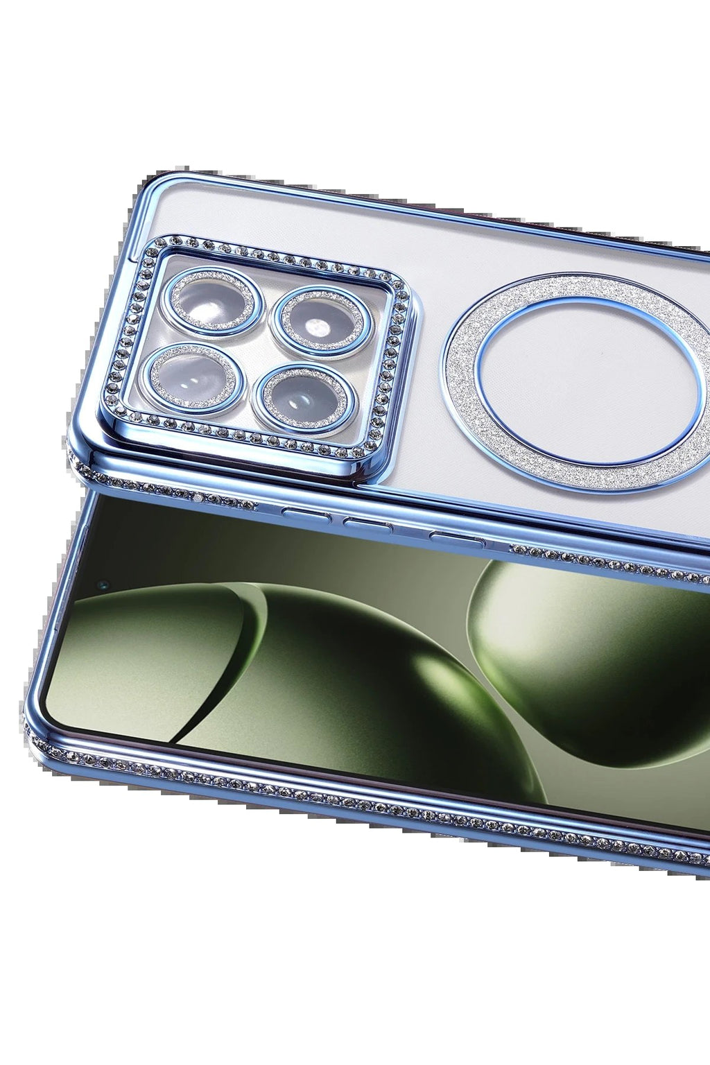 Xiaomi Mi 14T Pro Joke Simli Magneticsafe Kılıf - Mavi-(5796)