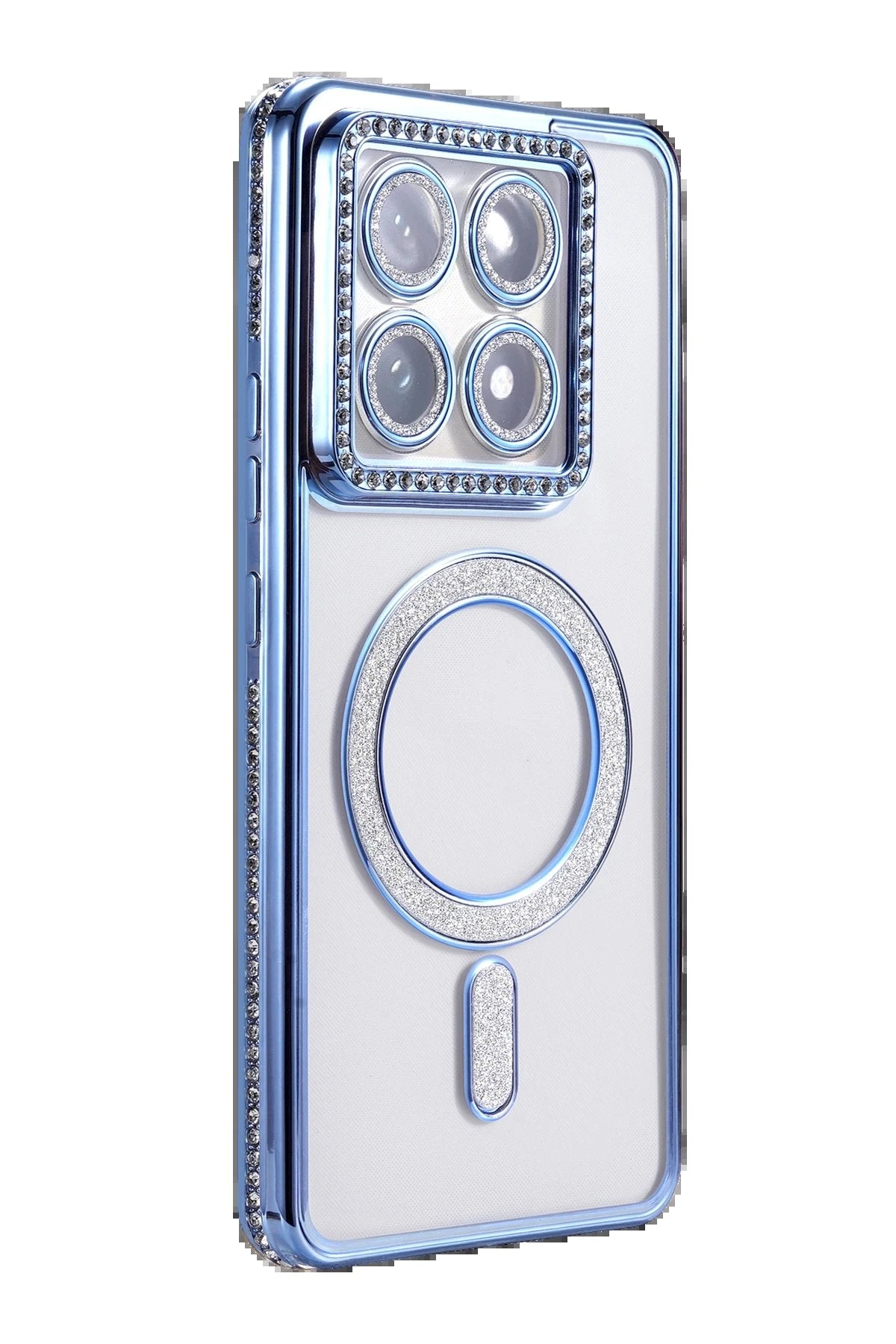 Xiaomi Mi 14T Pro Joke Simli Magneticsafe Kılıf - Mavi-(5796)