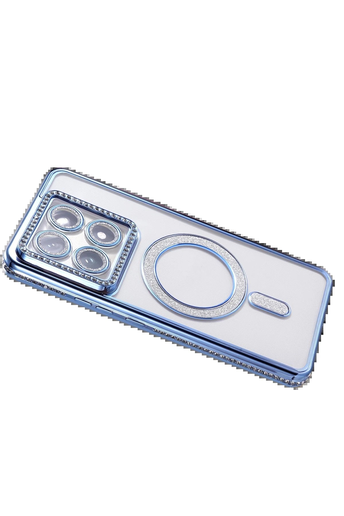 Xiaomi Mi 14T Pro Joke Simli Magneticsafe Kılıf - Mavi-(5796)