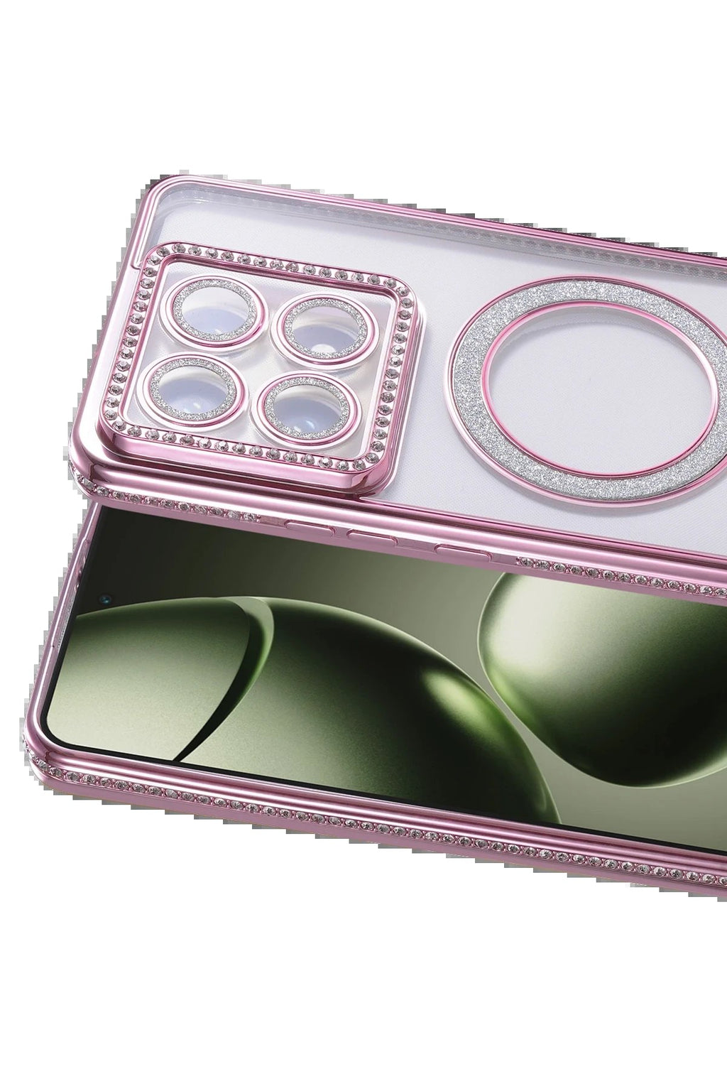 Xiaomi Mi 14T Pro Joke Simli Magneticsafe Kılıf - Pembe-(5796)