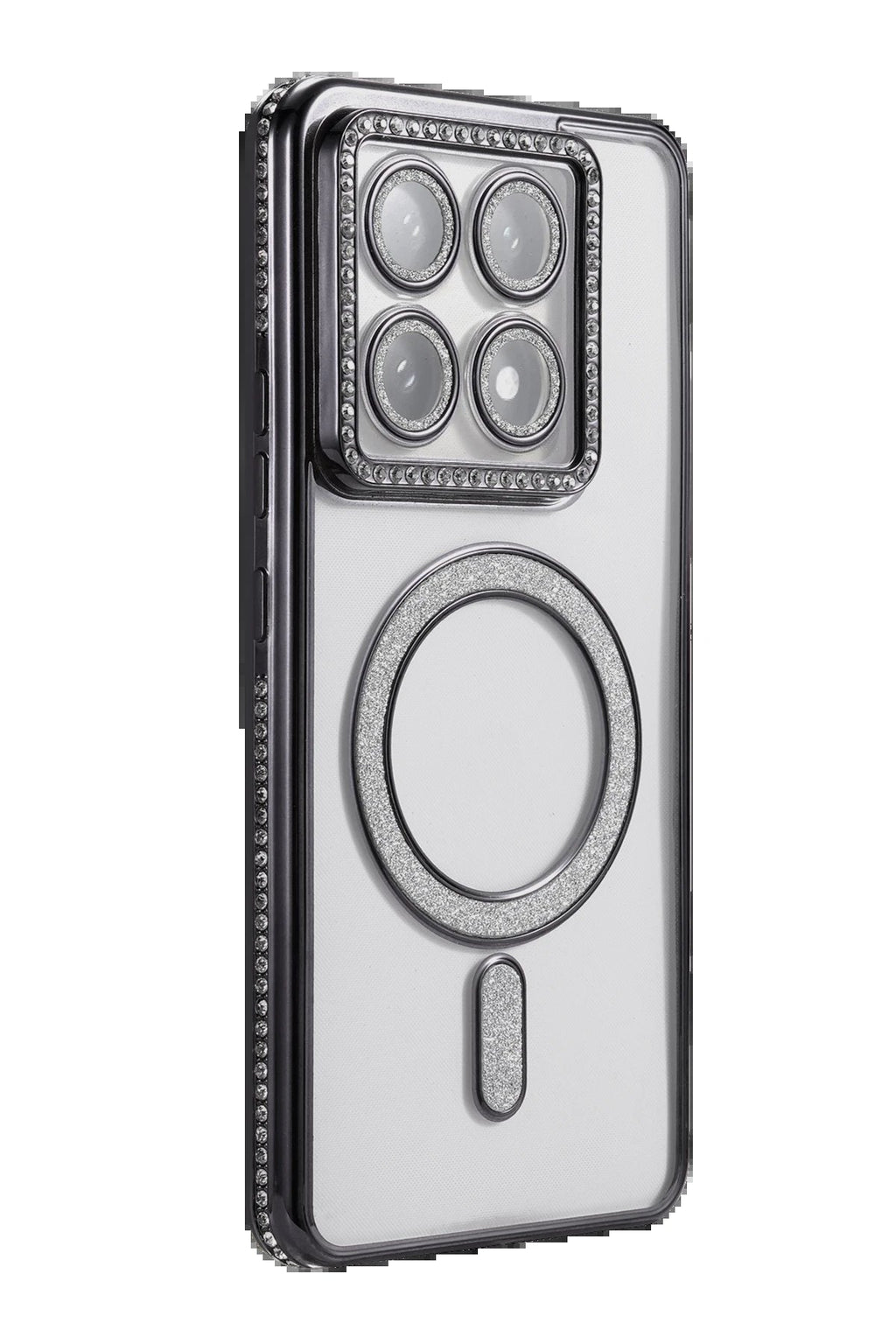 Xiaomi Mi 14T Pro Joke Simli Magneticsafe Kılıf - Siyah-(5796)