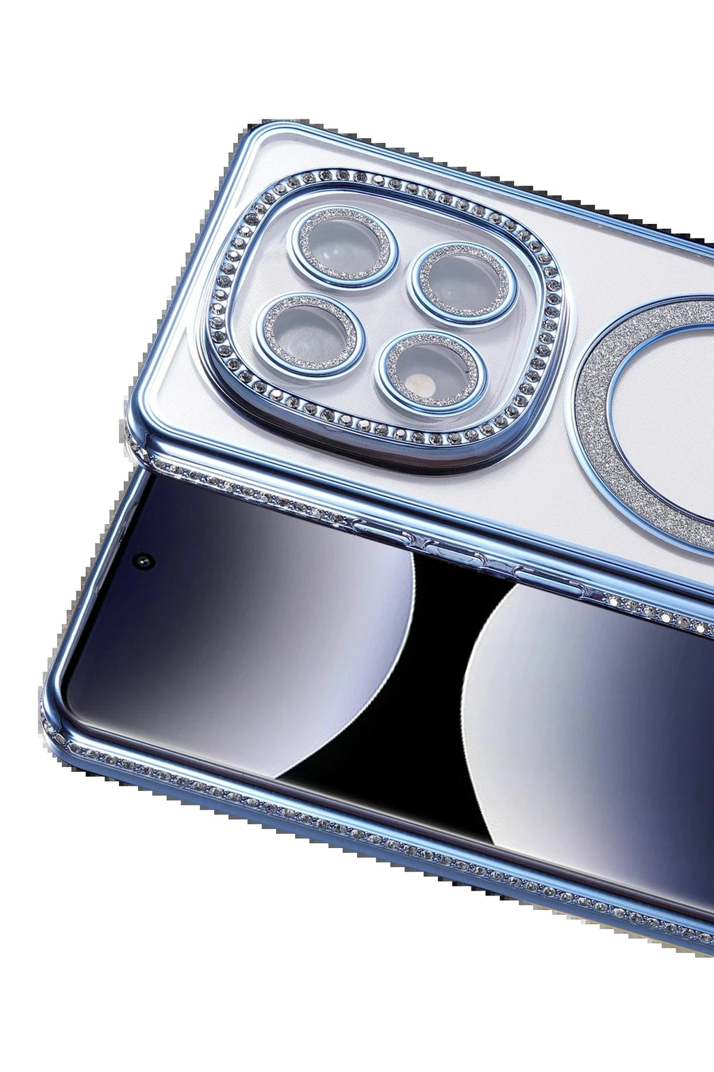 Xiaomi Redmi Note 14 Pro 4G Joke Simli Magneticsafe Kılıf - Mavi-(5796)