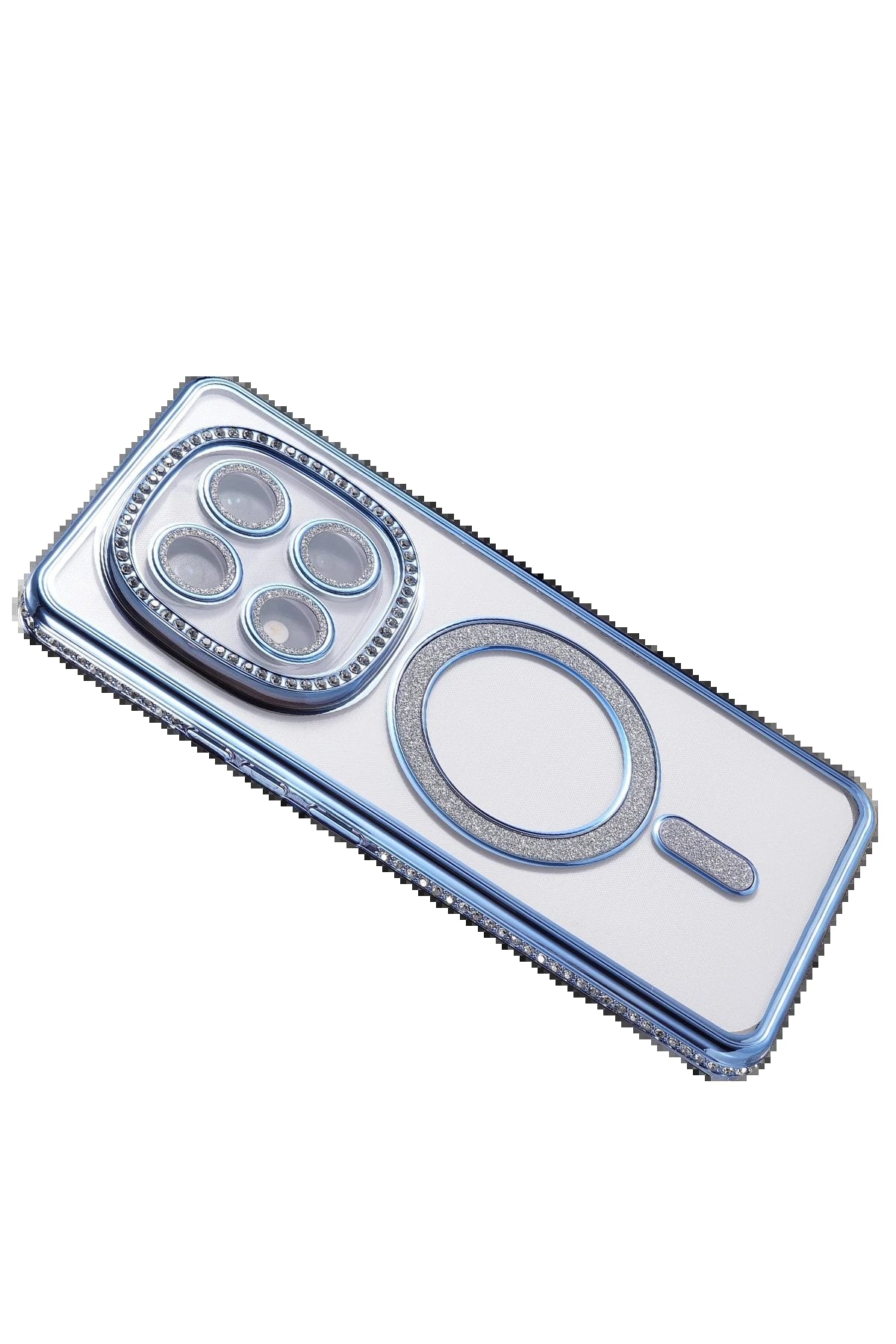 Xiaomi Redmi Note 14 Pro 4G Joke Simli Magneticsafe Kılıf - Mavi-(5796)