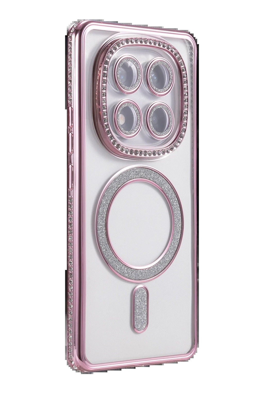 Xiaomi Redmi Note 14 Pro 4G Joke Simli Magneticsafe Kılıf - Pembe-(5796)