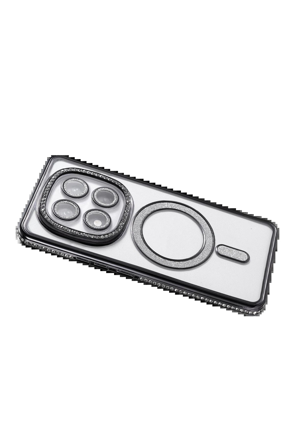 Xiaomi Redmi Note 14 Pro 4G Joke Simli Magneticsafe Kılıf - Siyah-(5796)