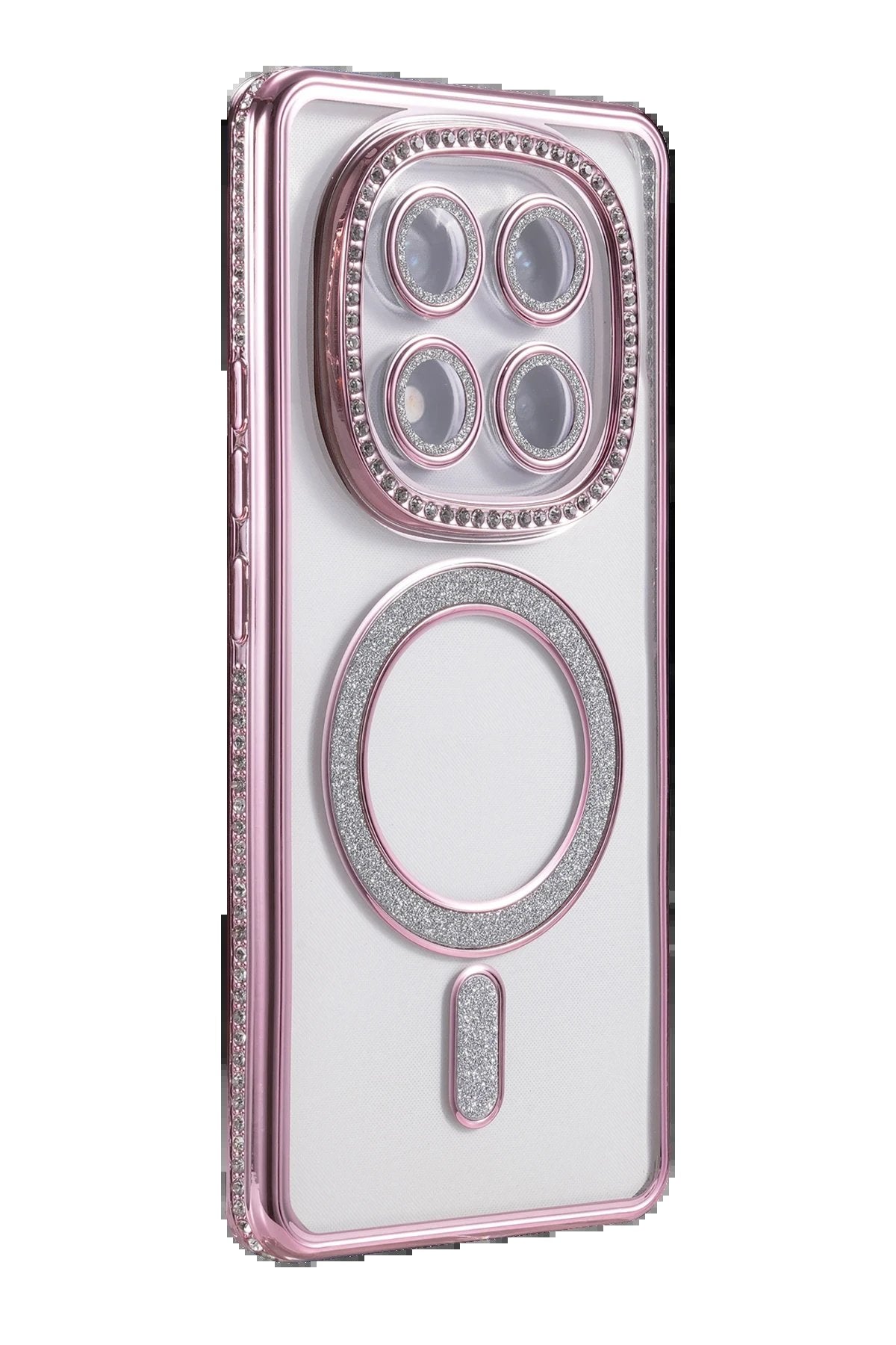 Xiaomi Redmi Note 14 Pro 5G Joke Simli Magneticsafe Kılıf - Pembe-(5796)