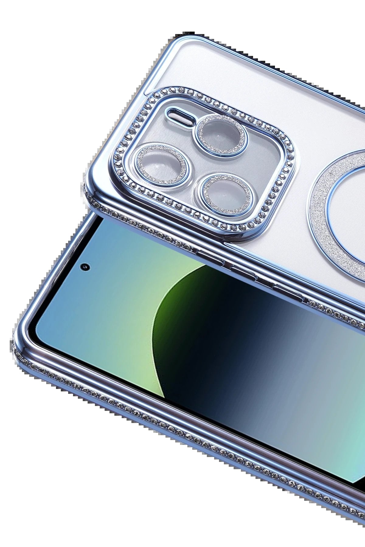 Xiaomi Redmi Note 14 4G Joke Simli Magneticsafe Kılıf - Mavi-(5796)