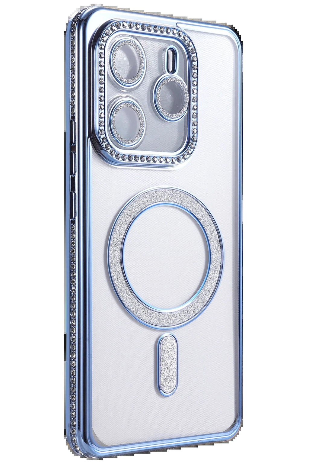 Xiaomi Redmi Note 14 4G Joke Simli Magneticsafe Kılıf - Mavi-(5796)