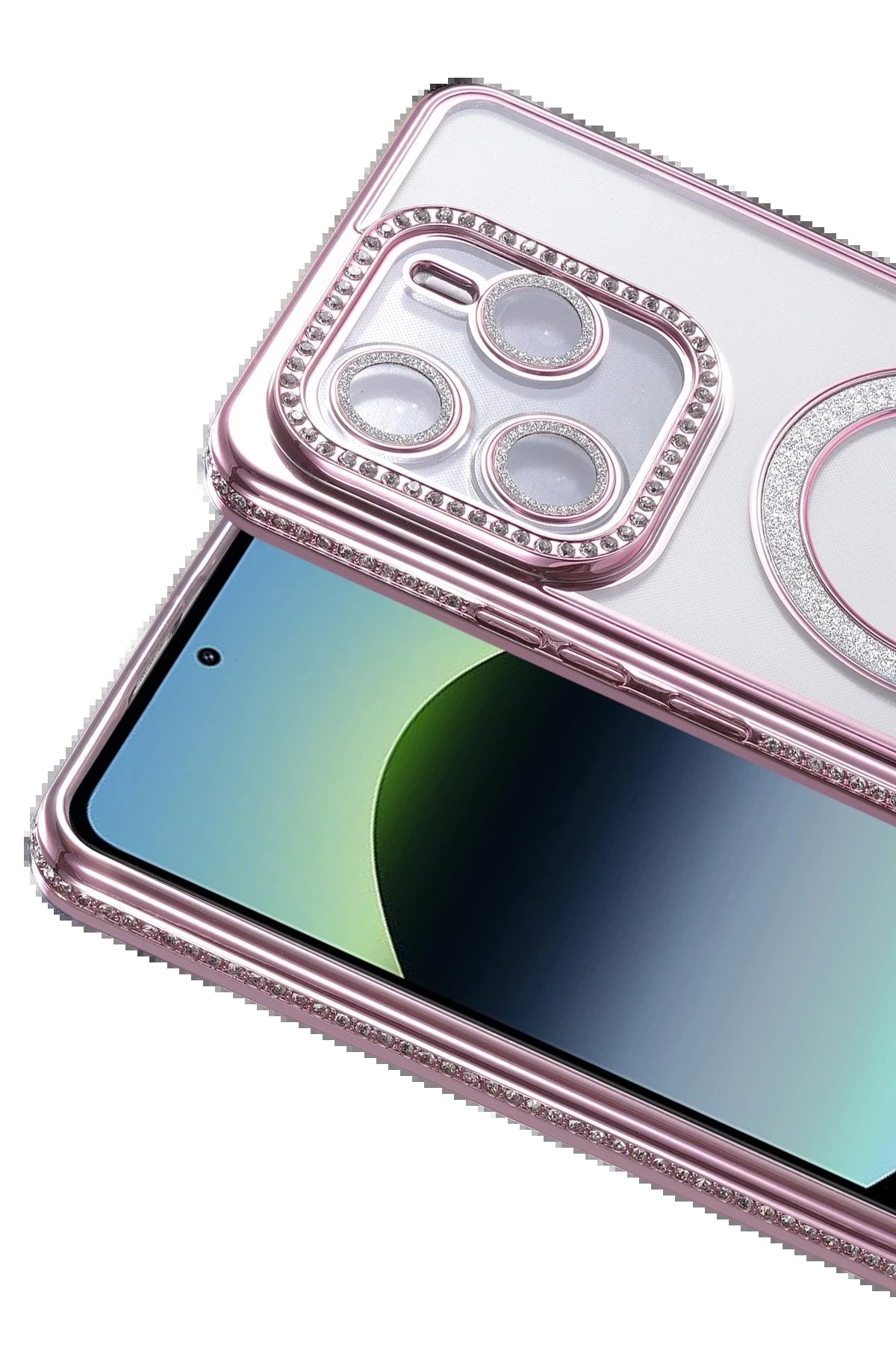 Xiaomi Redmi Note 14 4G Joke Simli Magneticsafe Kılıf - Pembe-(5796)