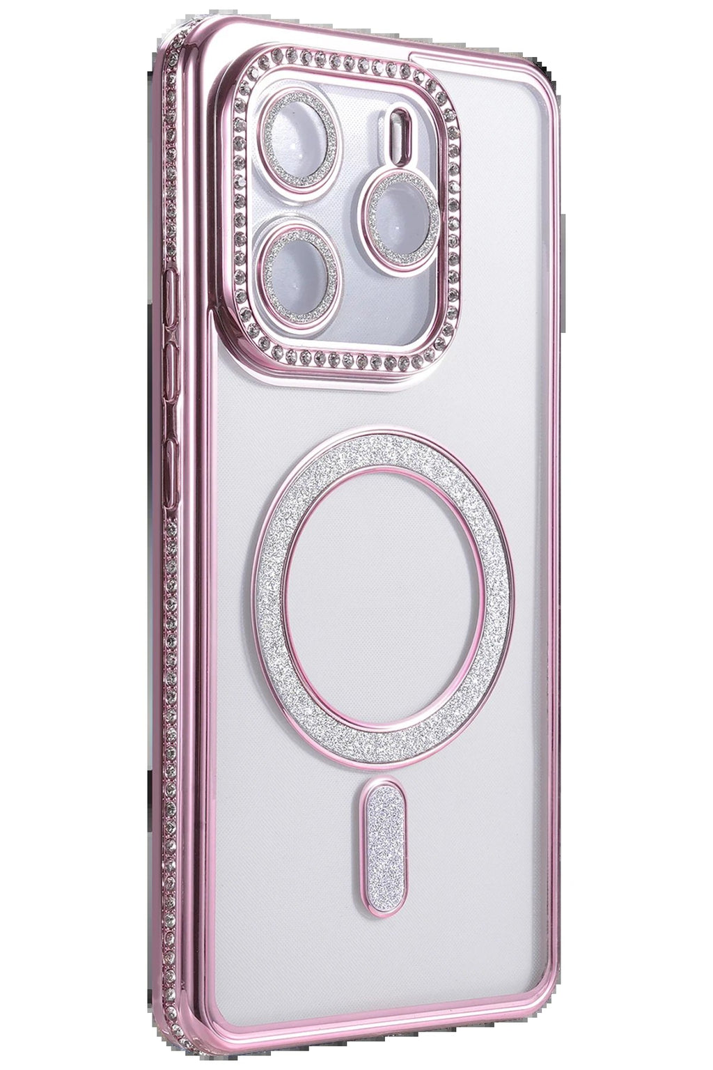 Xiaomi Redmi Note 14 4G Joke Simli Magneticsafe Kılıf - Pembe-(5796)