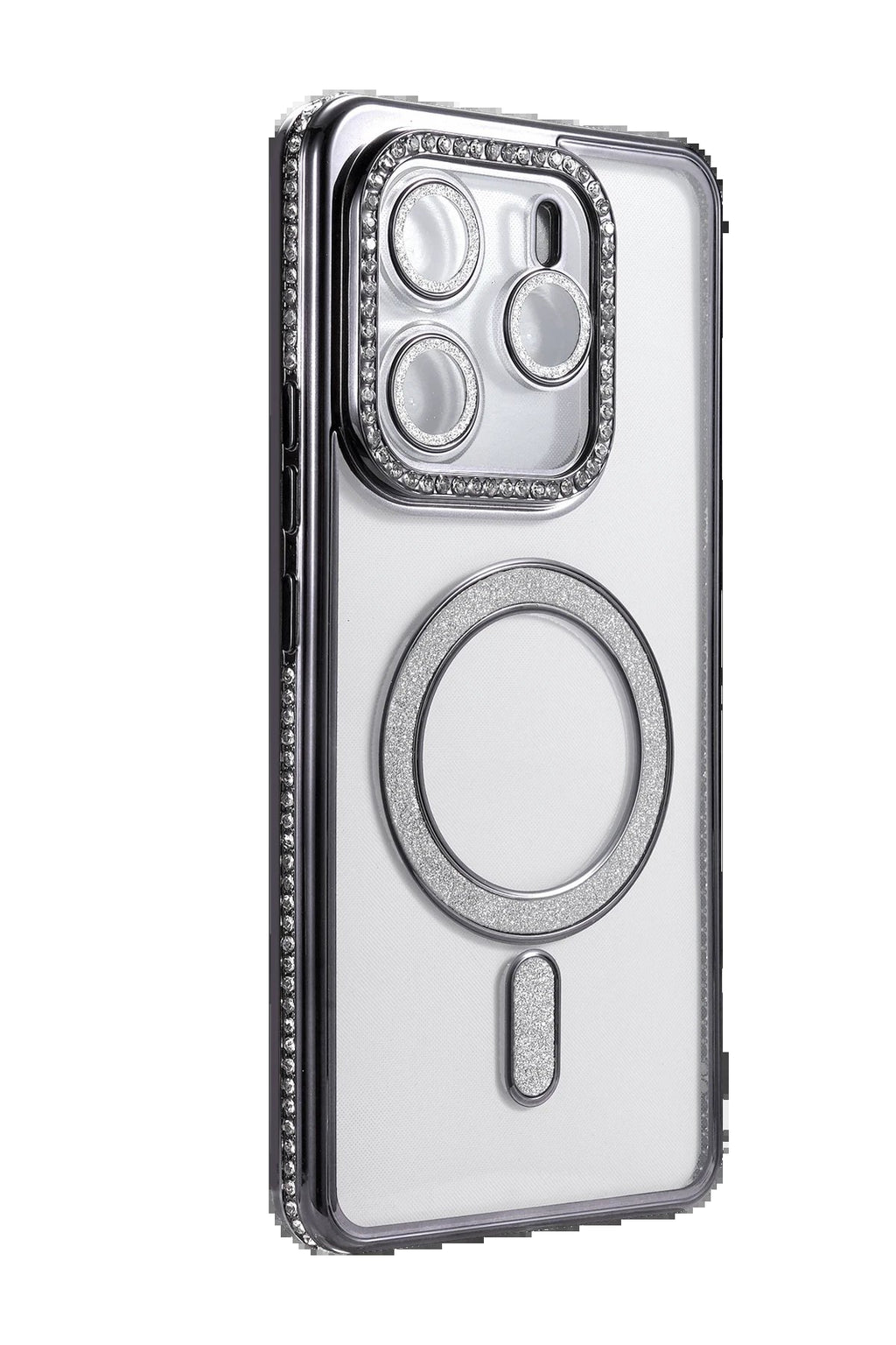 Xiaomi Redmi Note 14 4G Joke Simli Magneticsafe Kılıf - Siyah-(5796)