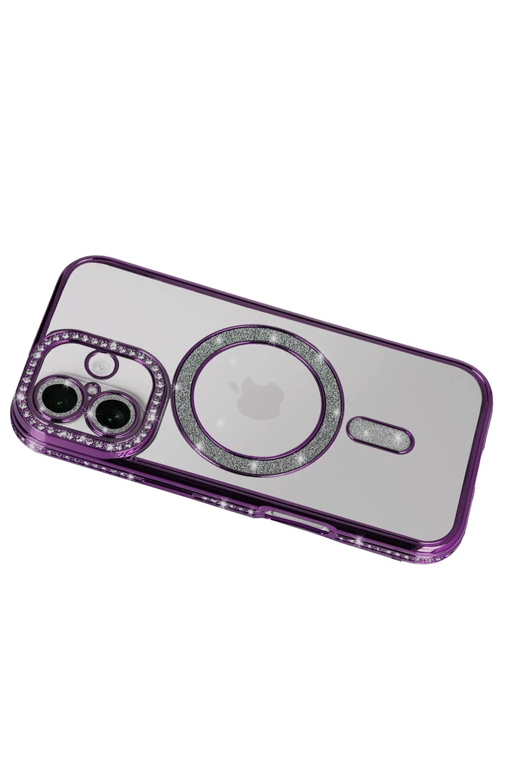 Apple iPhone 17 Joke Simli Magneticsafe Kılıf - Derin Mor-(5796)