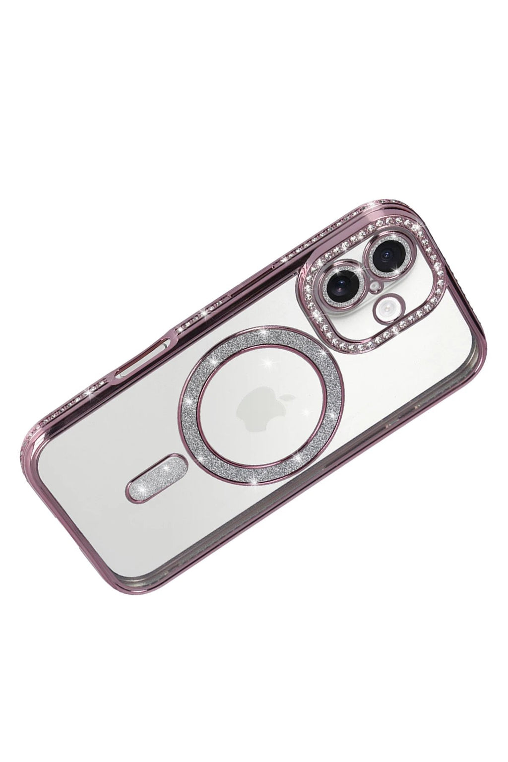 Apple iPhone 17 Joke Simli Magneticsafe Kılıf - Pembe-(5796)