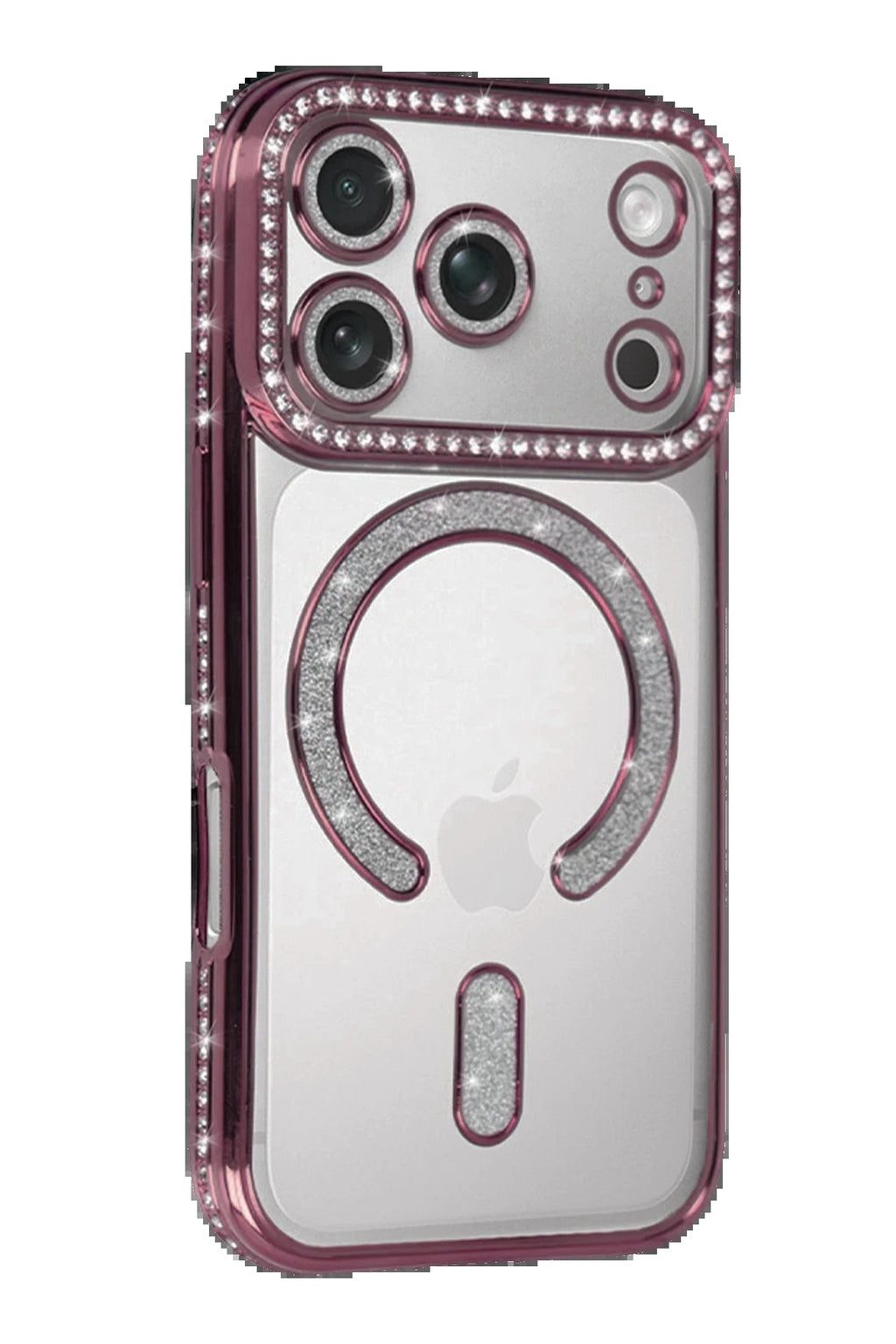 Apple iPhone 17 Pro Joke Simli Magneticsafe Kılıf - Pembe-(5796)