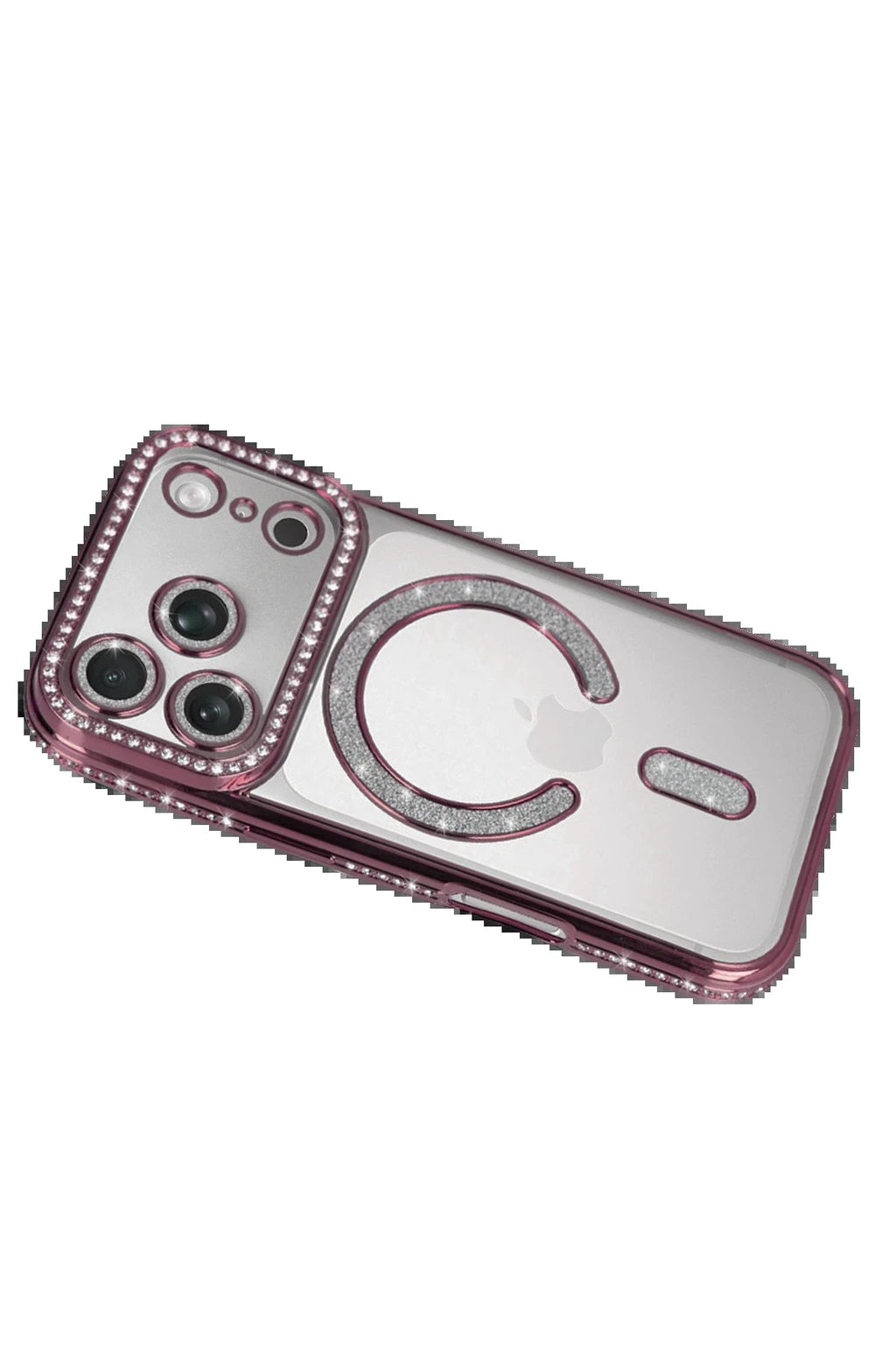 Apple iPhone 17 Pro Joke Simli Magneticsafe Kılıf - Pembe-(5796)