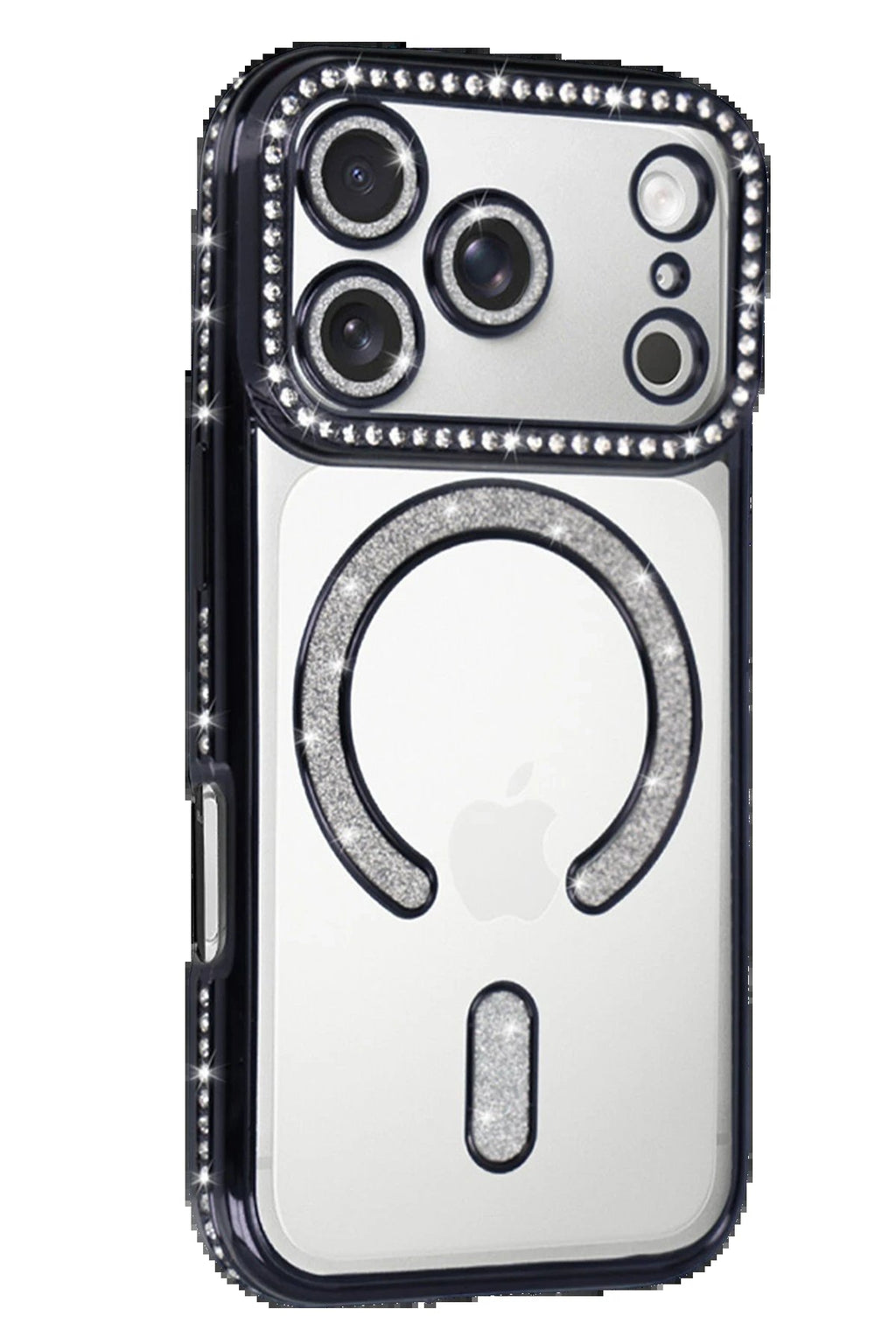 Apple iPhone 17 Pro Max Joke Simli Magneticsafe Kılıf - Siyah-(5796)