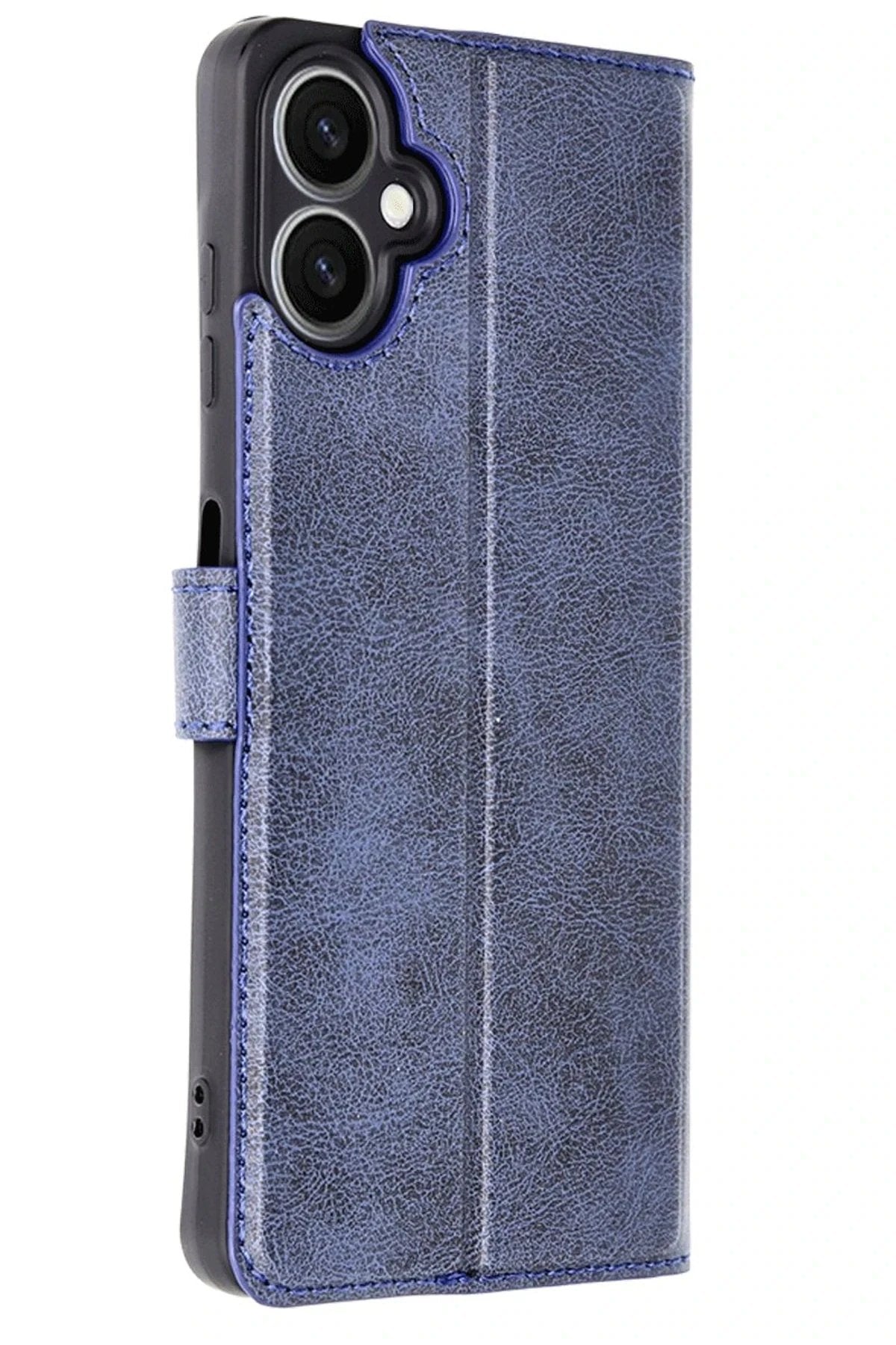 Samsung Galaxy A07 Trend S Plus Kapaklı Kılıf - Lacivert-(5796)