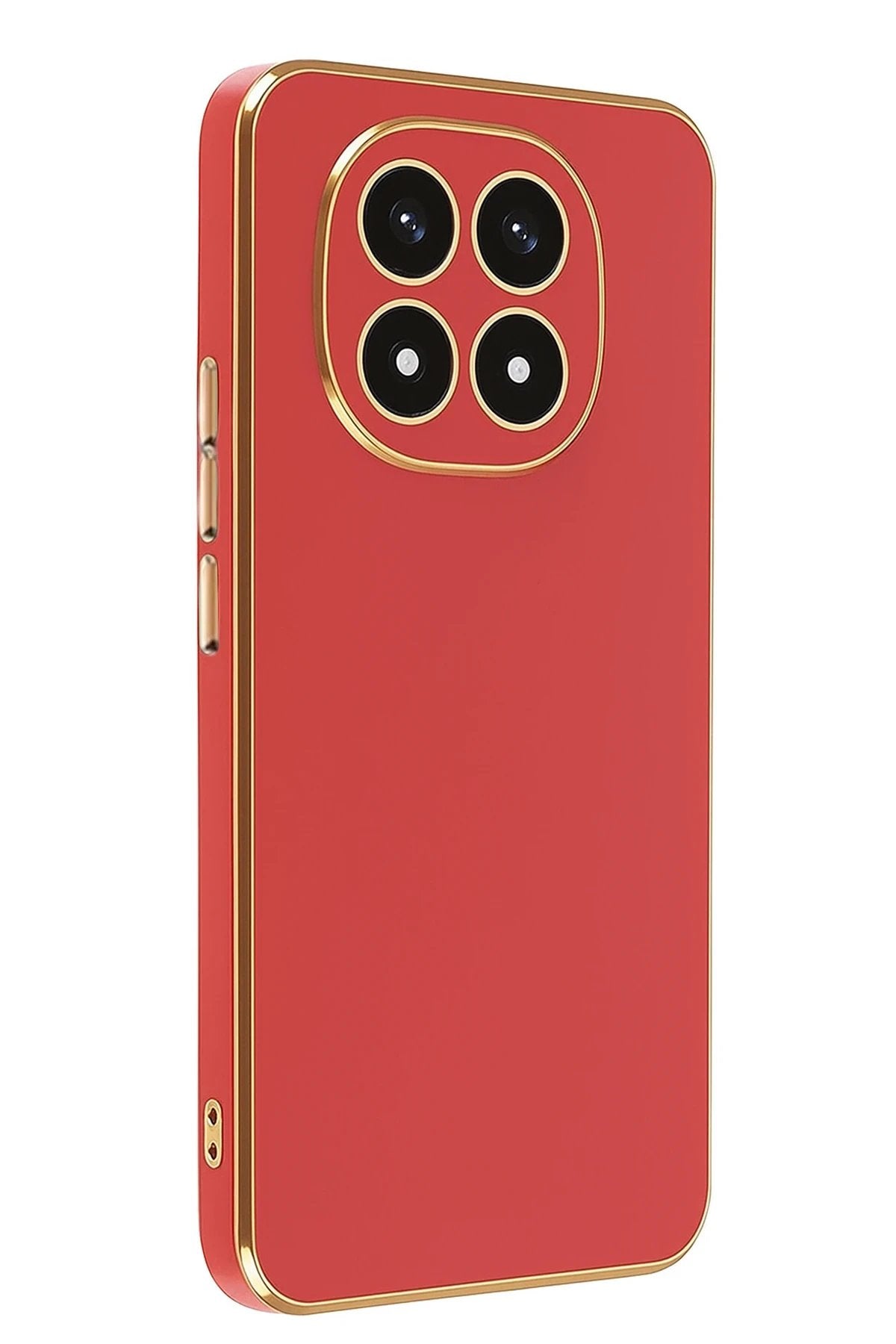 Xiaomi Redmi Note 14 Pro 4G Kılıf Volet Silikon - Kırmızı-(5796)